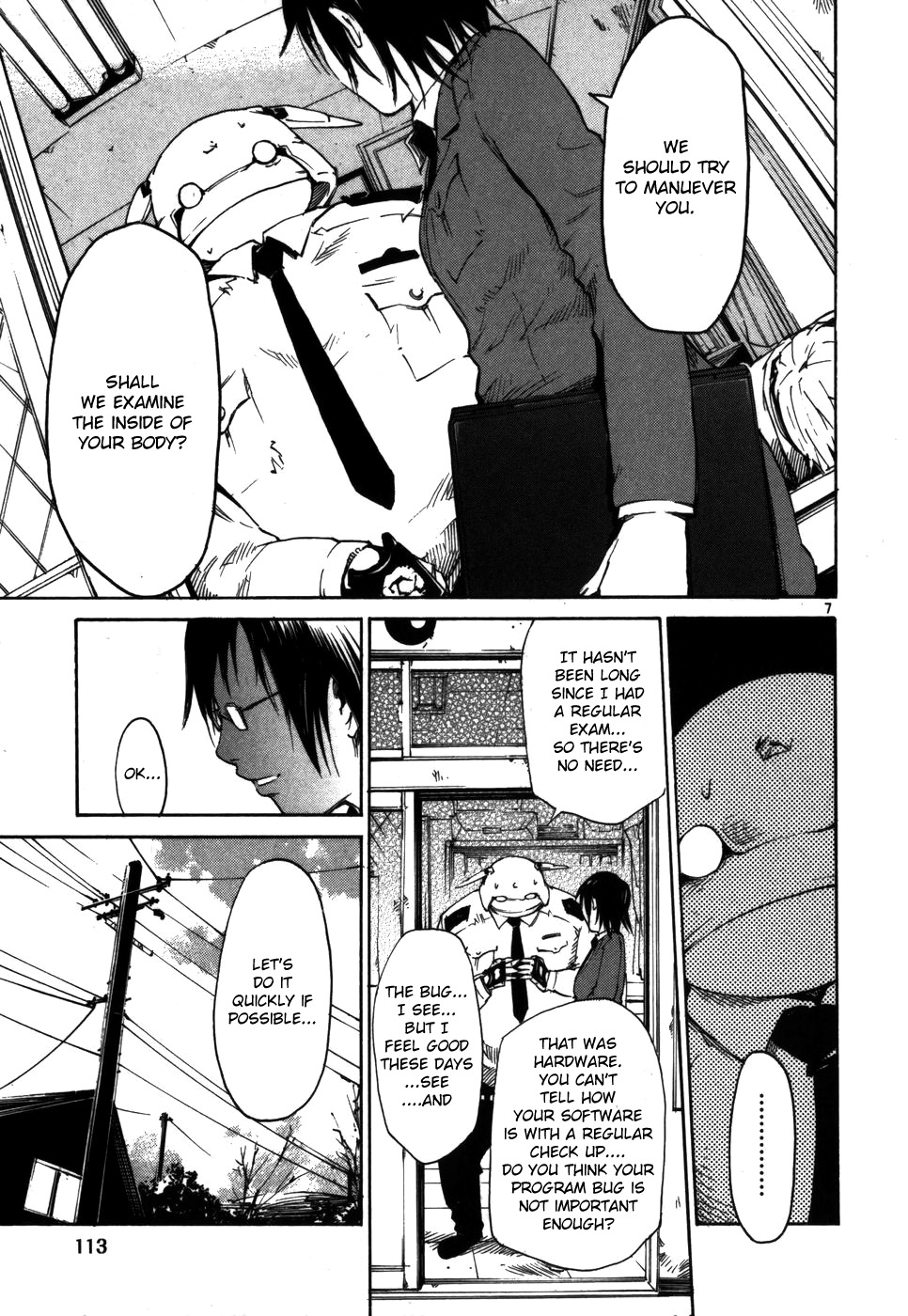 Seigi Keikan Monju Chapter 5 page 7 - Chapter 5: Many Memories of Shinyou