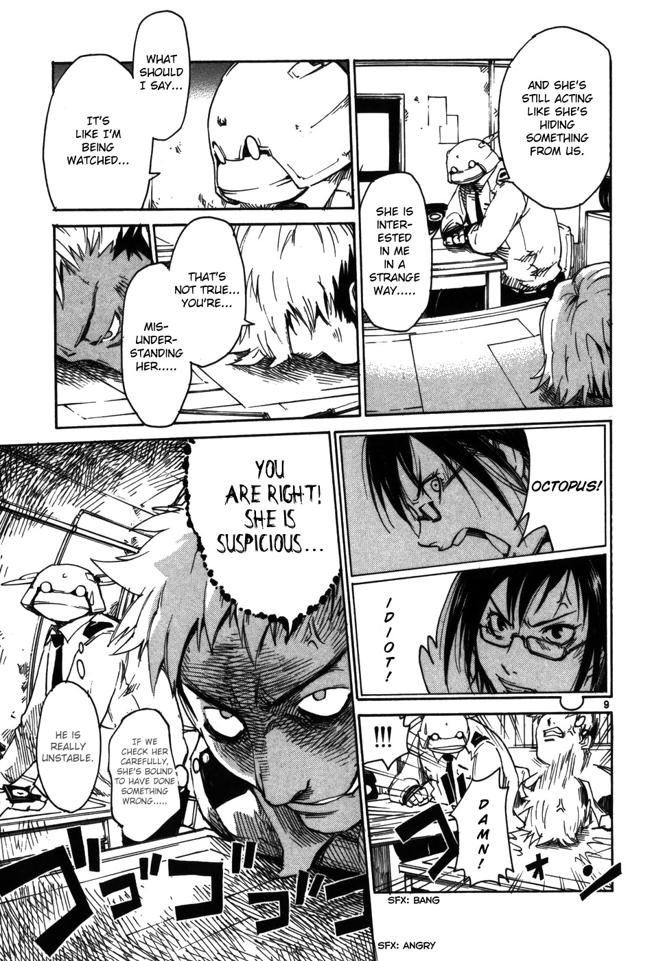 Seigi Keikan Monju Chapter 5 page 9 - Chapter 5: Many Memories of Shinyou