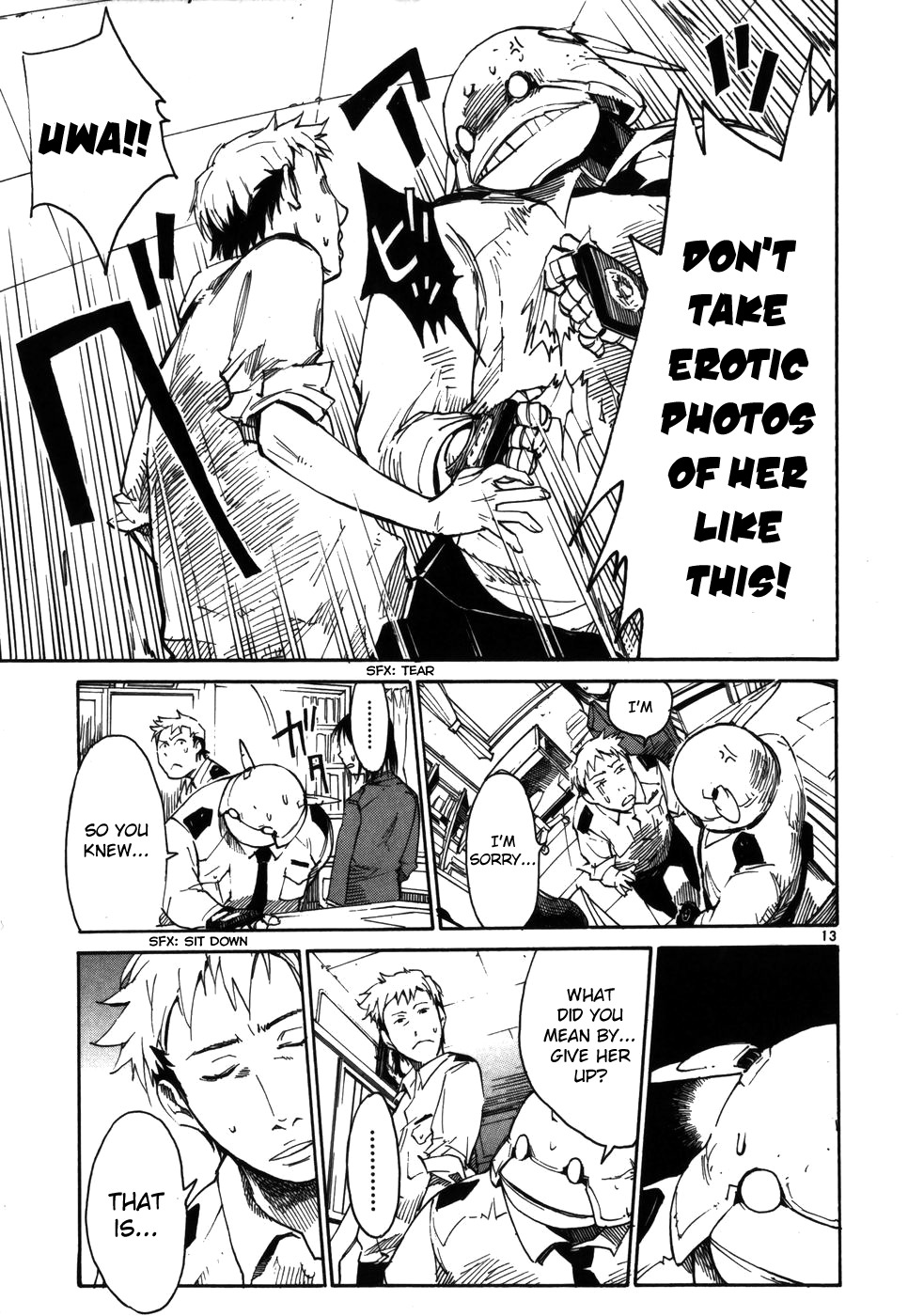 Seigi Keikan Monju Chapter 6 page 13 - Chapter 6: The Miracle of the Heartbreaker Monju