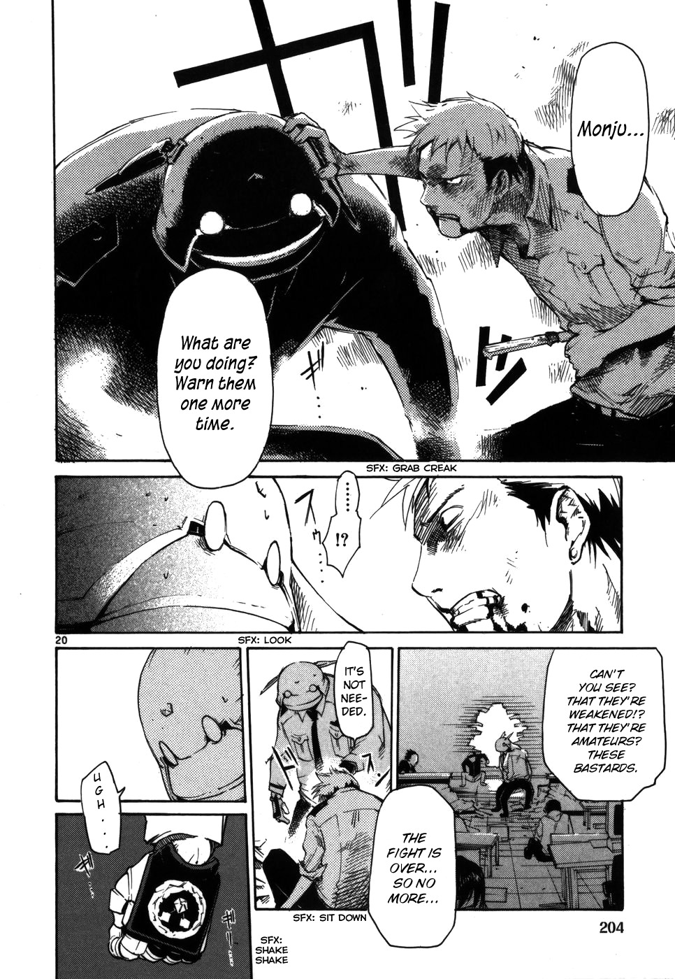 Seigi Keikan Monju Chapter 8 page 20 - Chapter 8: The End of the Coincidental Bank Robber