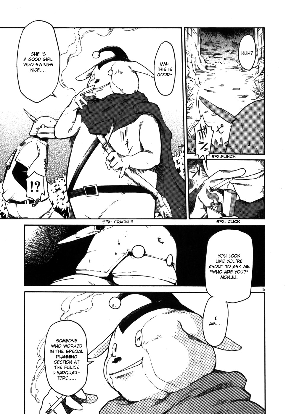 Seigi Keikan Monju Chapter 9 page 13 - Chapter 9: Wandering Robot People - Unexpected Conspiracy