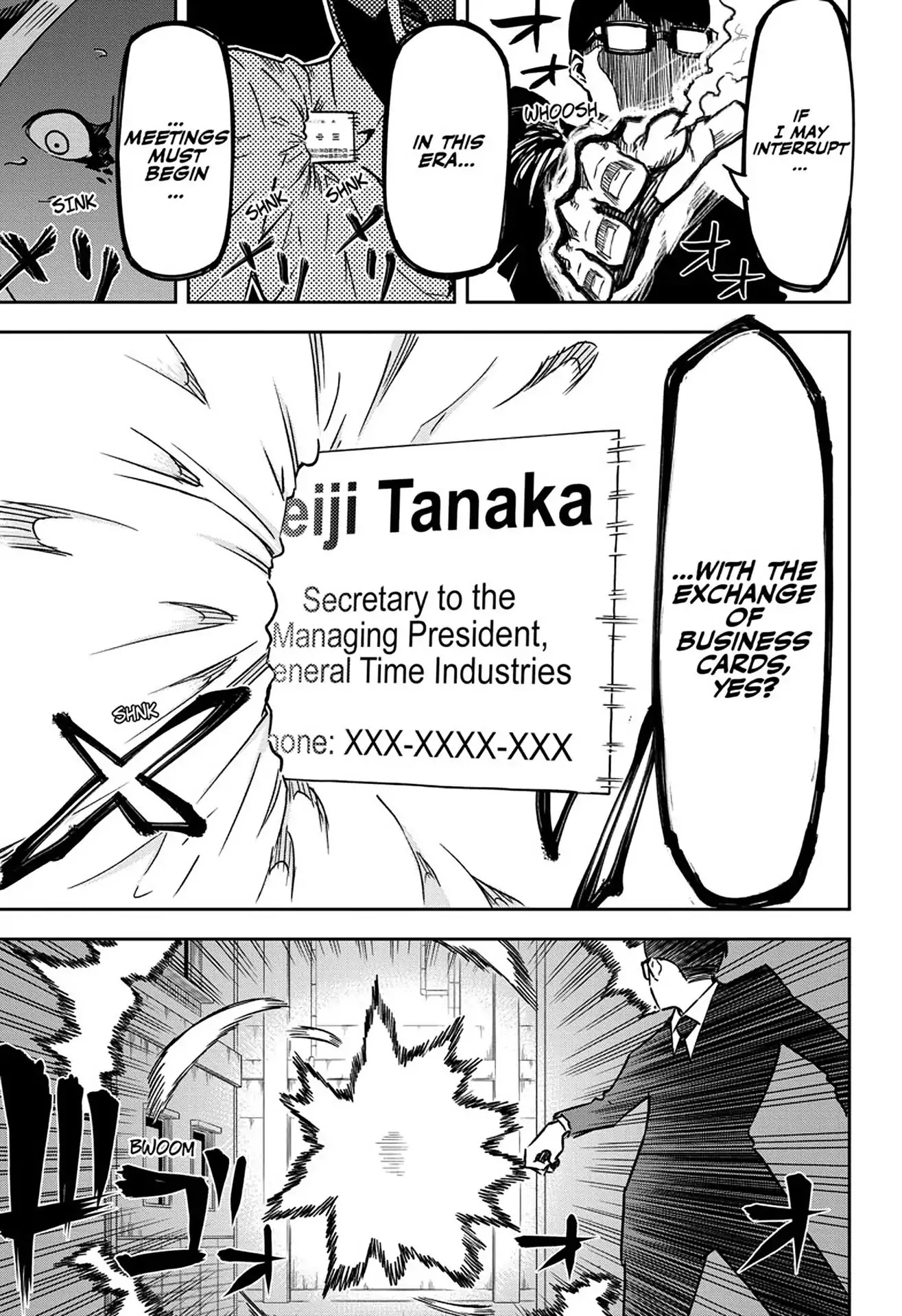 Seiji Tanaka Secretary to the Managing President, General Time Industries Chapter 1 page 16 - Chapter 1: Vol.1 File 1: Seiji Tanaka