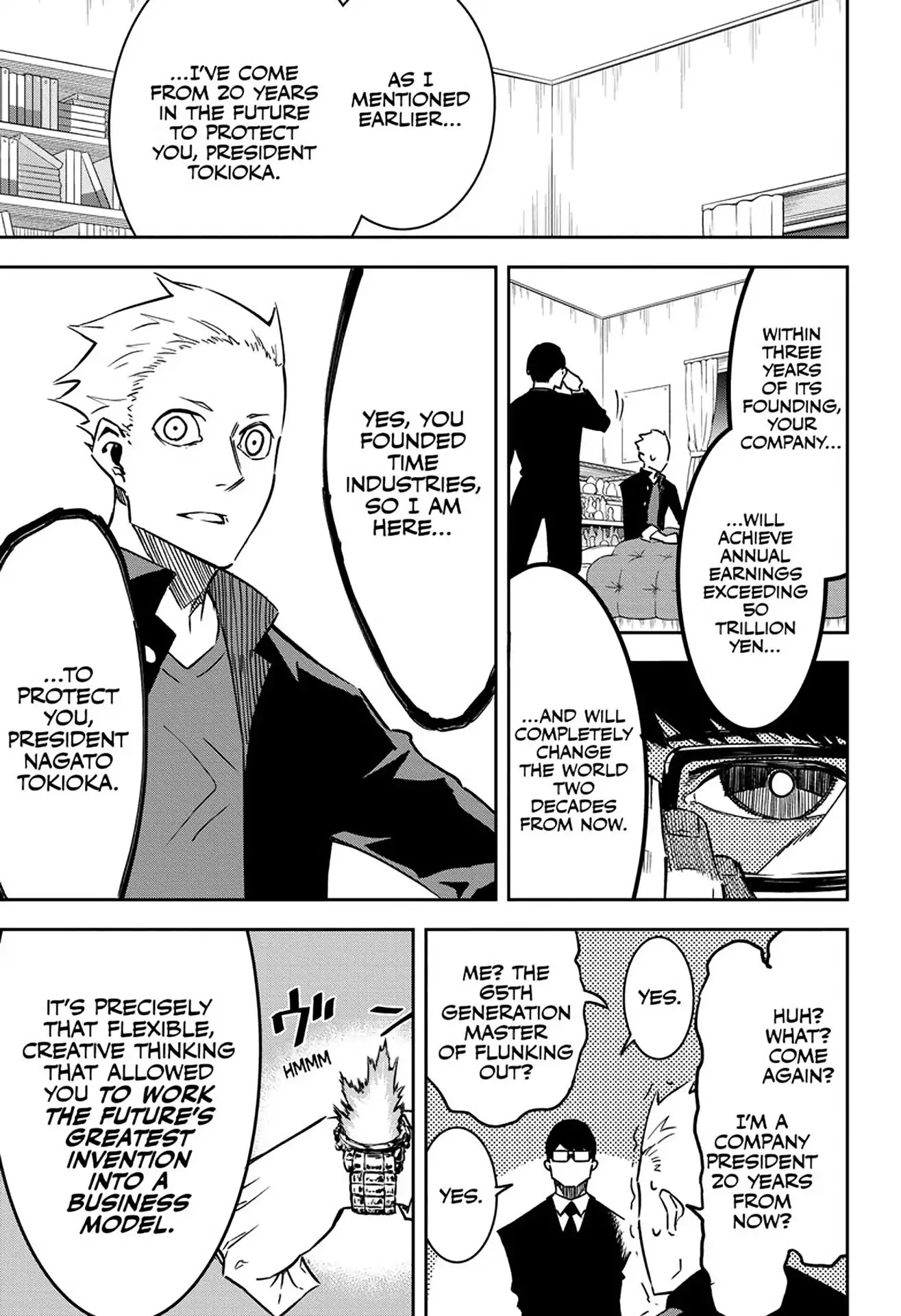 Seiji Tanaka Secretary to the Managing President, General Time Industries Chapter 1 page 20 - Chapter 1: Vol.1 File 1: Seiji Tanaka