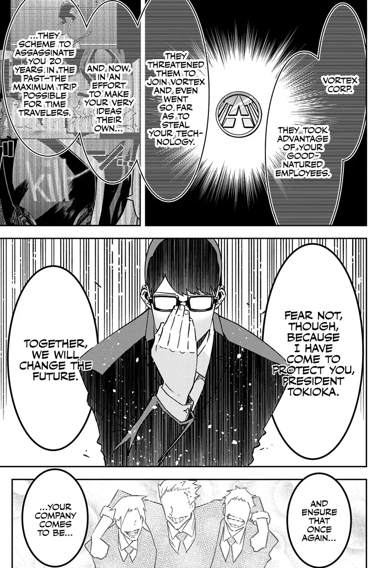 Seiji Tanaka Secretary to the Managing President, General Time Industries Chapter 1 page 22 - Chapter 1: Vol.1 File 1: Seiji Tanaka