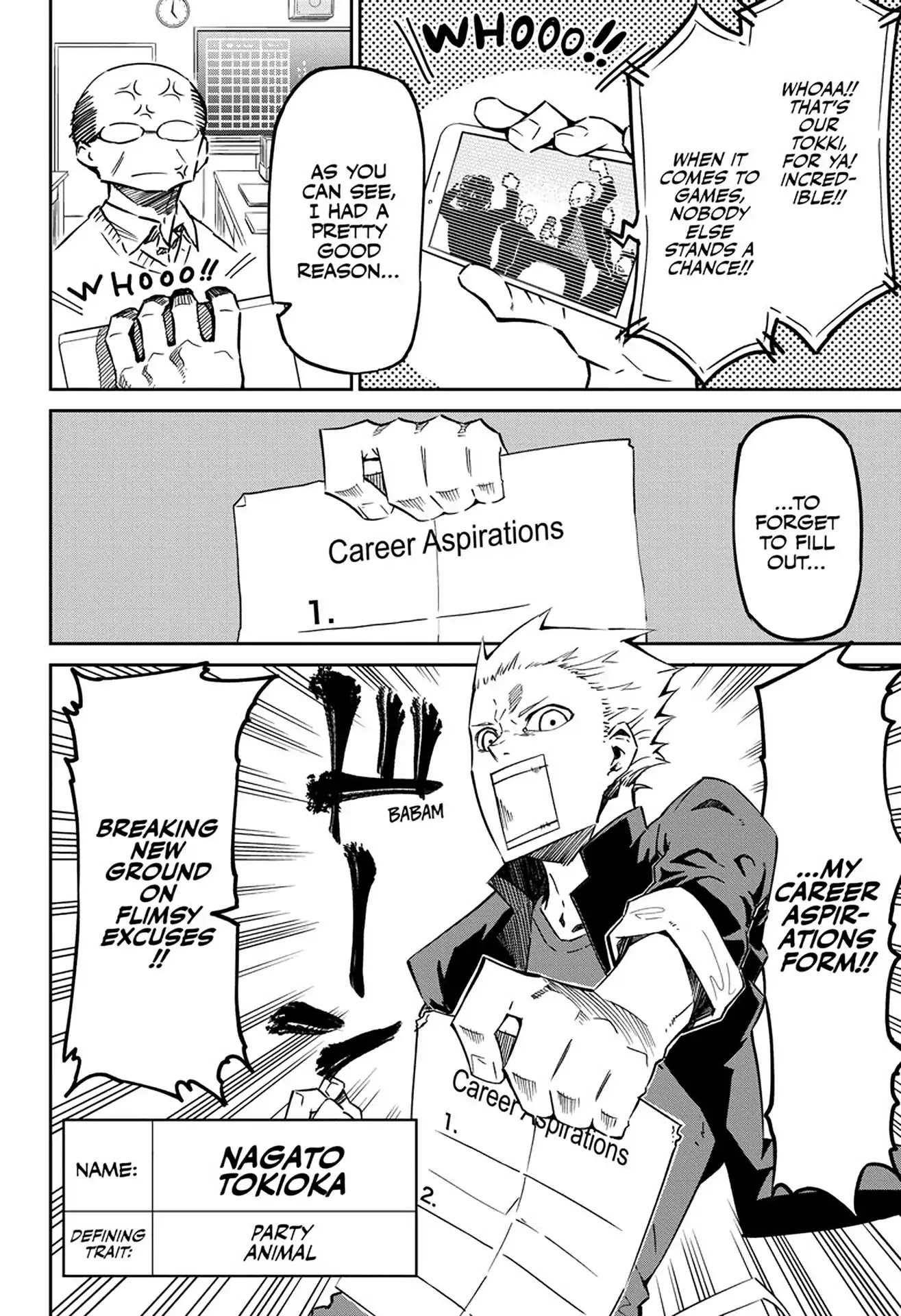 Seiji Tanaka Secretary to the Managing President, General Time Industries Chapter 1 page 4 - Chapter 1: Vol.1 File 1: Seiji Tanaka