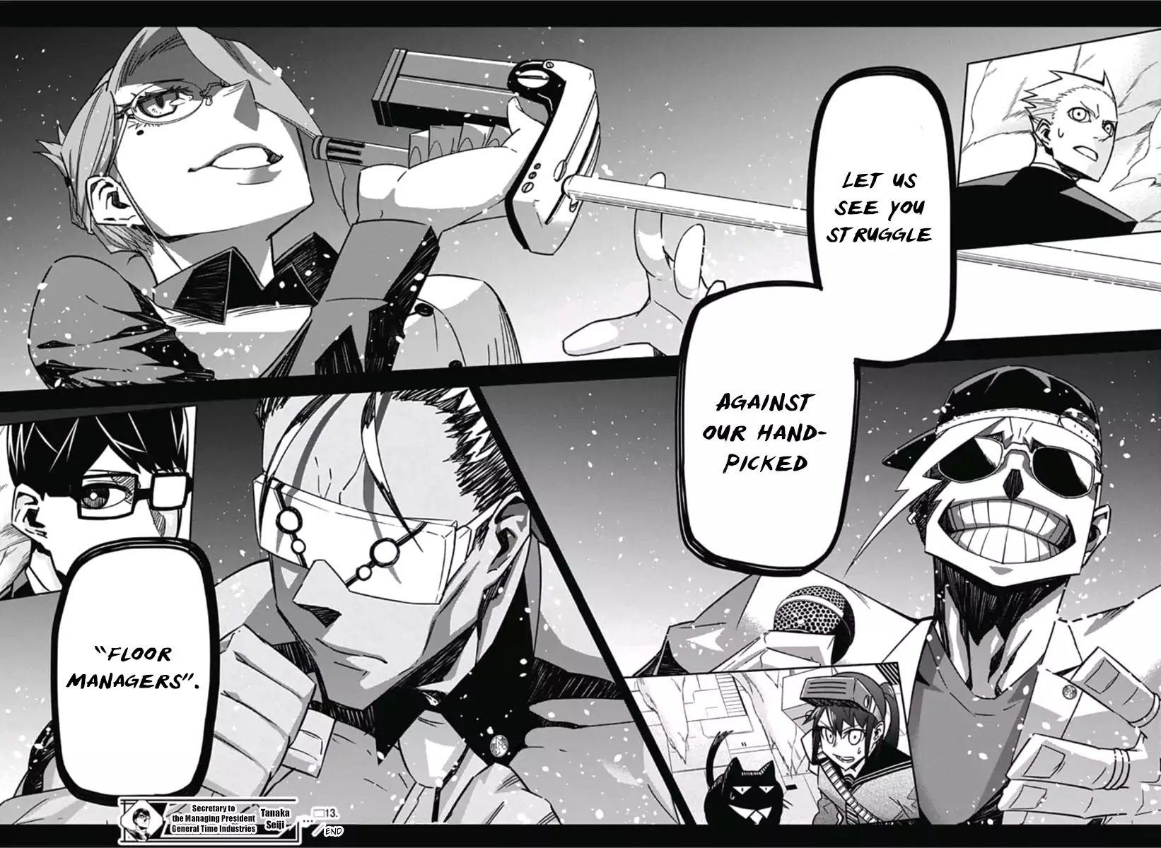 Seiji Tanaka Secretary to the Managing President, General Time Industries Chapter 13 page 18 - Chapter 13: File 13: Battle of the Time Gate (1)