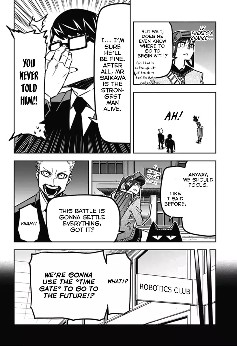 Seiji Tanaka Secretary to the Managing President, General Time Industries Chapter 13 page 4 - Chapter 13: File 13: Battle of the Time Gate (1)