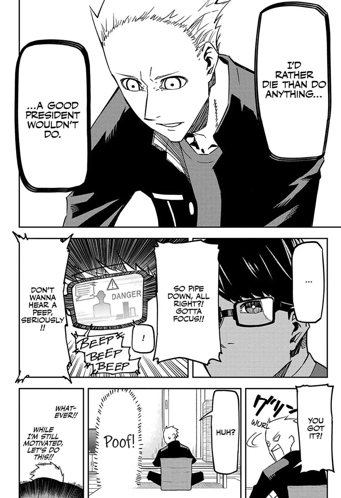 Seiji Tanaka Secretary to the Managing President, General Time Industries Chapter 2 page 17 - Chapter 2: Vol.1 File 2: Assignment and Noise