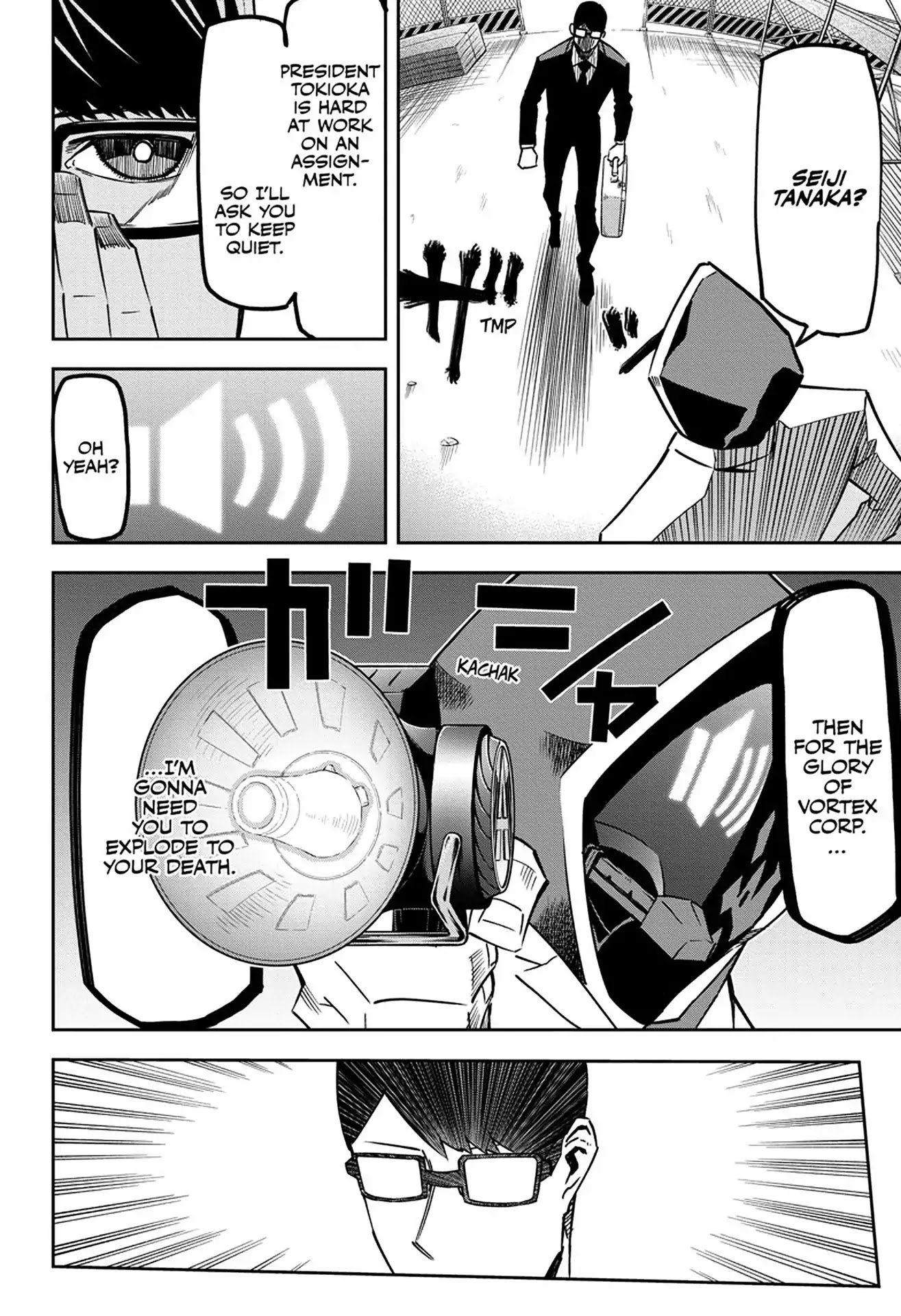 Seiji Tanaka Secretary to the Managing President, General Time Industries Chapter 2 page 19 - Chapter 2: Vol.1 File 2: Assignment and Noise