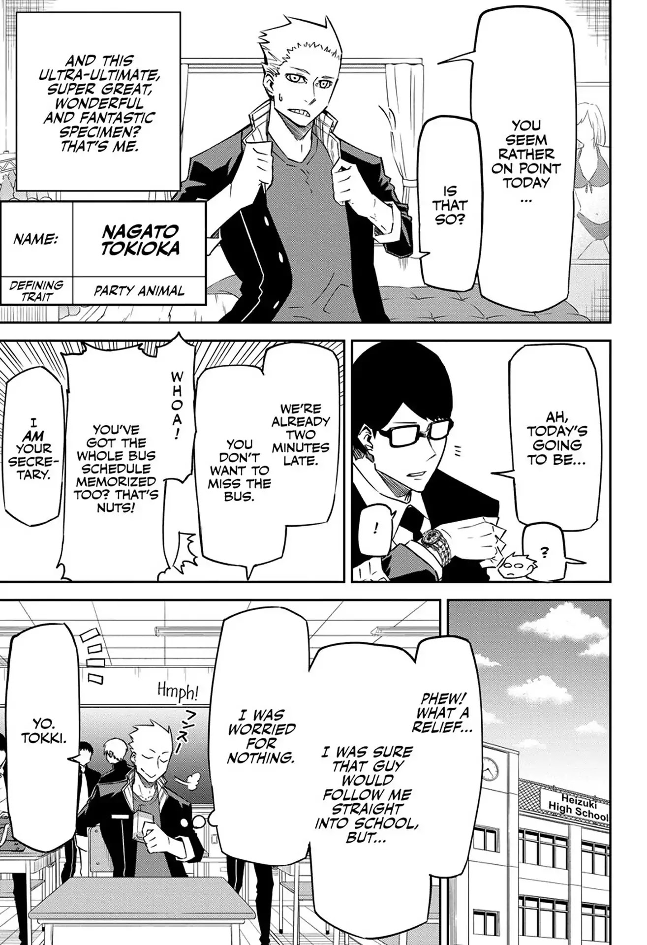 Seiji Tanaka Secretary to the Managing President, General Time Industries Chapter 2 page 6 - Chapter 2: Vol.1 File 2: Assignment and Noise