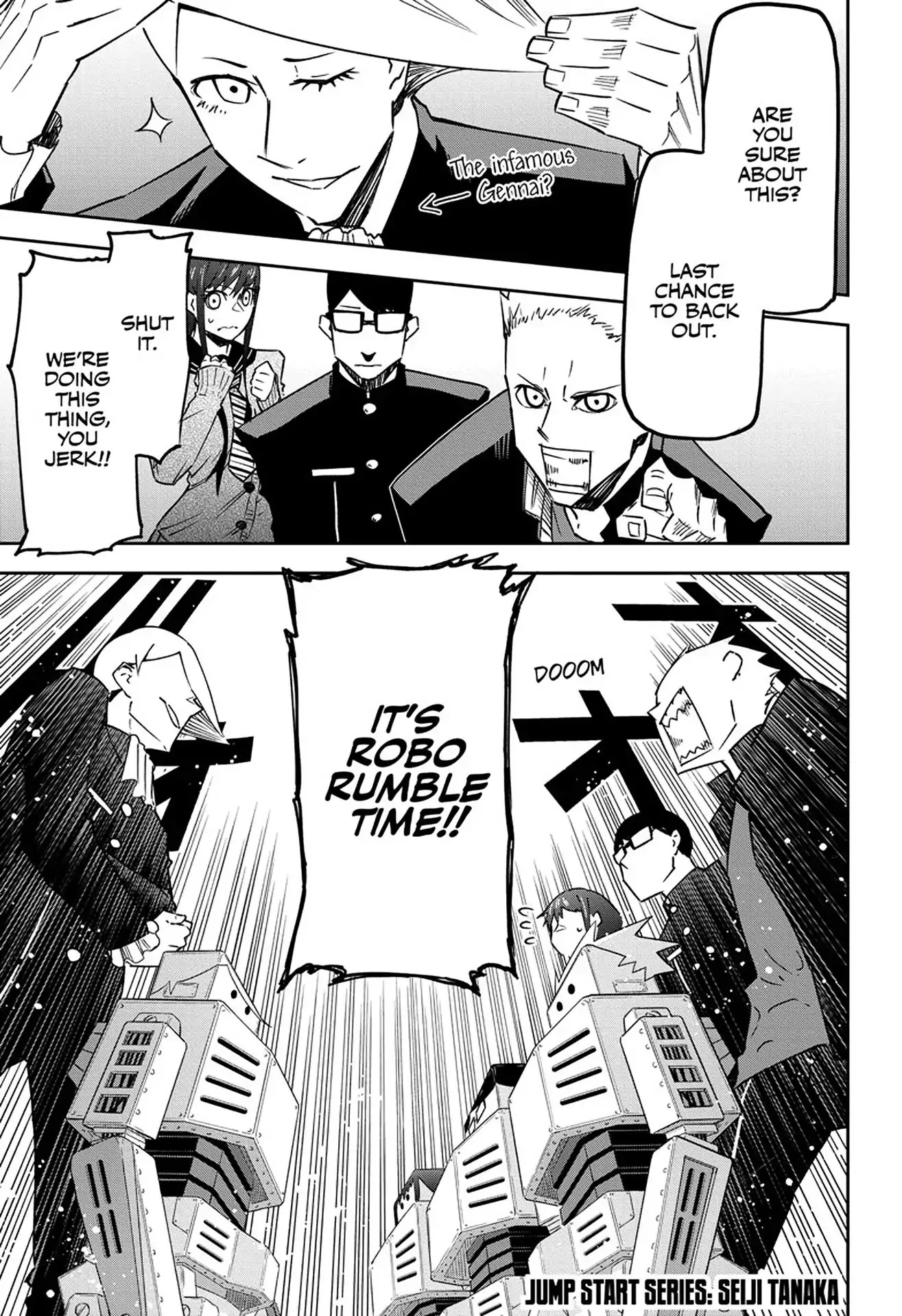 Seiji Tanaka Secretary to the Managing President, General Time Industries Chapter 3 page 2 - Chapter 3: Vol.1 File 3: Versus Gennai