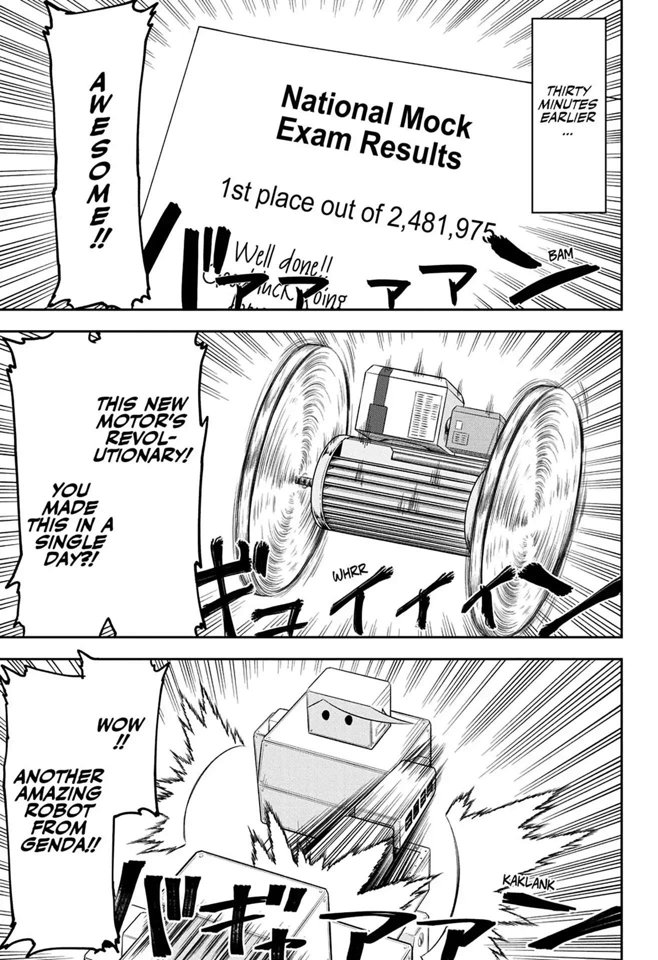 Seiji Tanaka Secretary to the Managing President, General Time Industries Chapter 3 page 4 - Chapter 3: Vol.1 File 3: Versus Gennai
