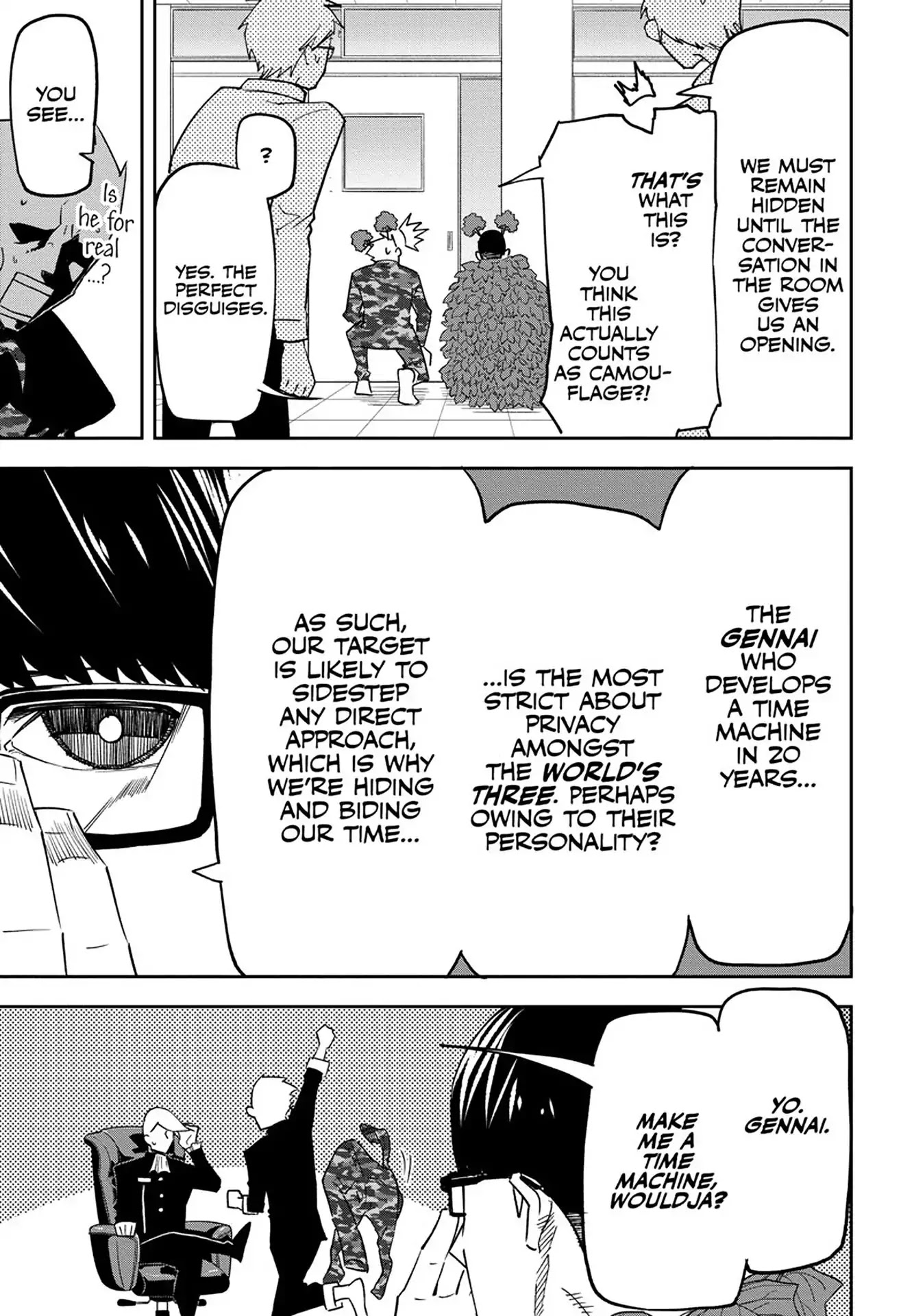 Seiji Tanaka Secretary to the Managing President, General Time Industries Chapter 3 page 6 - Chapter 3: Vol.1 File 3: Versus Gennai