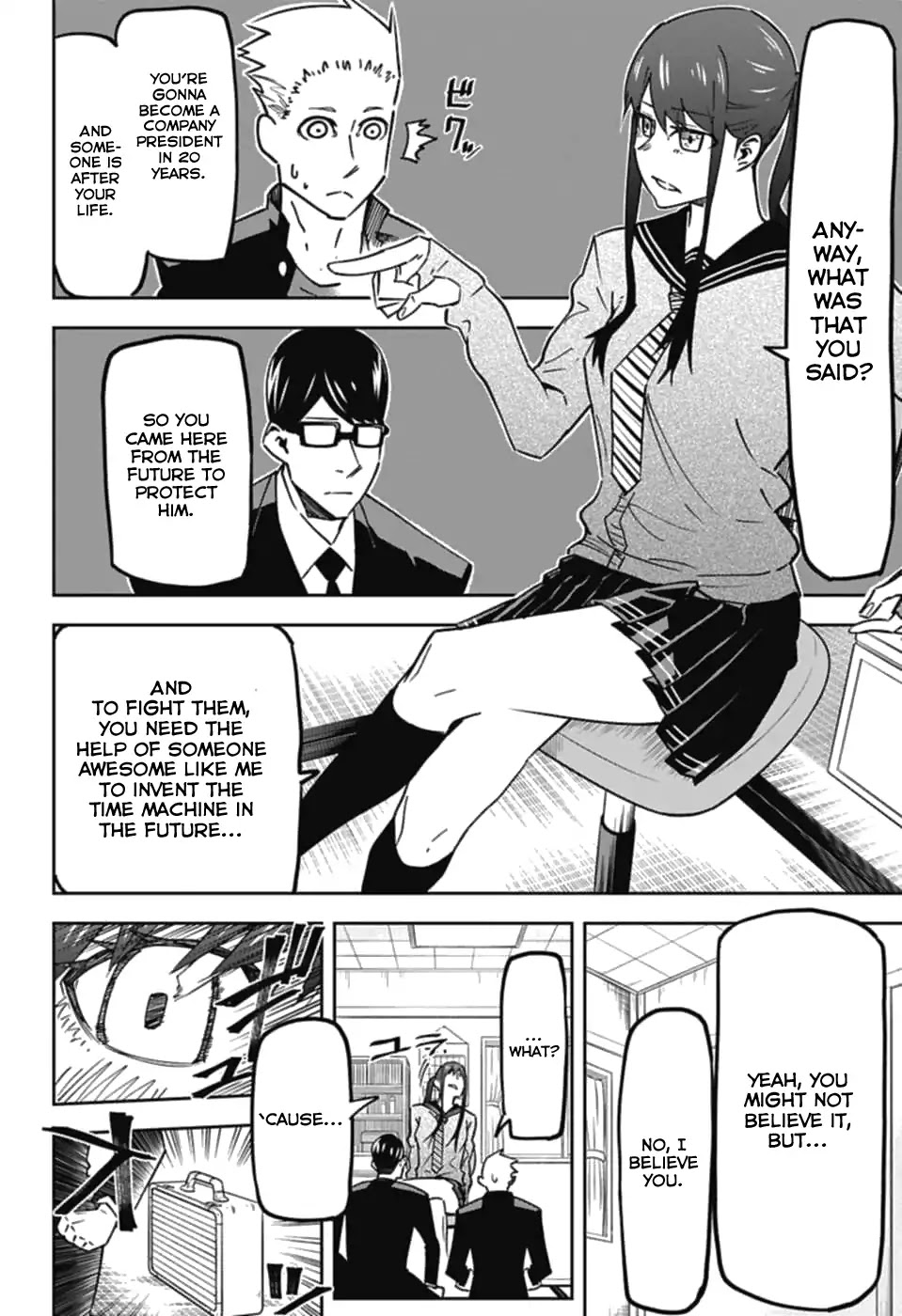 Seiji Tanaka Secretary to the Managing President, General Time Industries Chapter 4 page 6 - Chapter 4: Vol.1 File 4: Akarin's Past