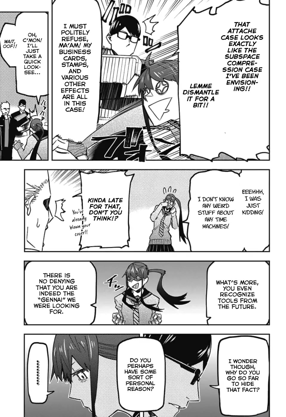 Seiji Tanaka Secretary to the Managing President, General Time Industries Chapter 4 page 7 - Chapter 4: Vol.1 File 4: Akarin's Past
