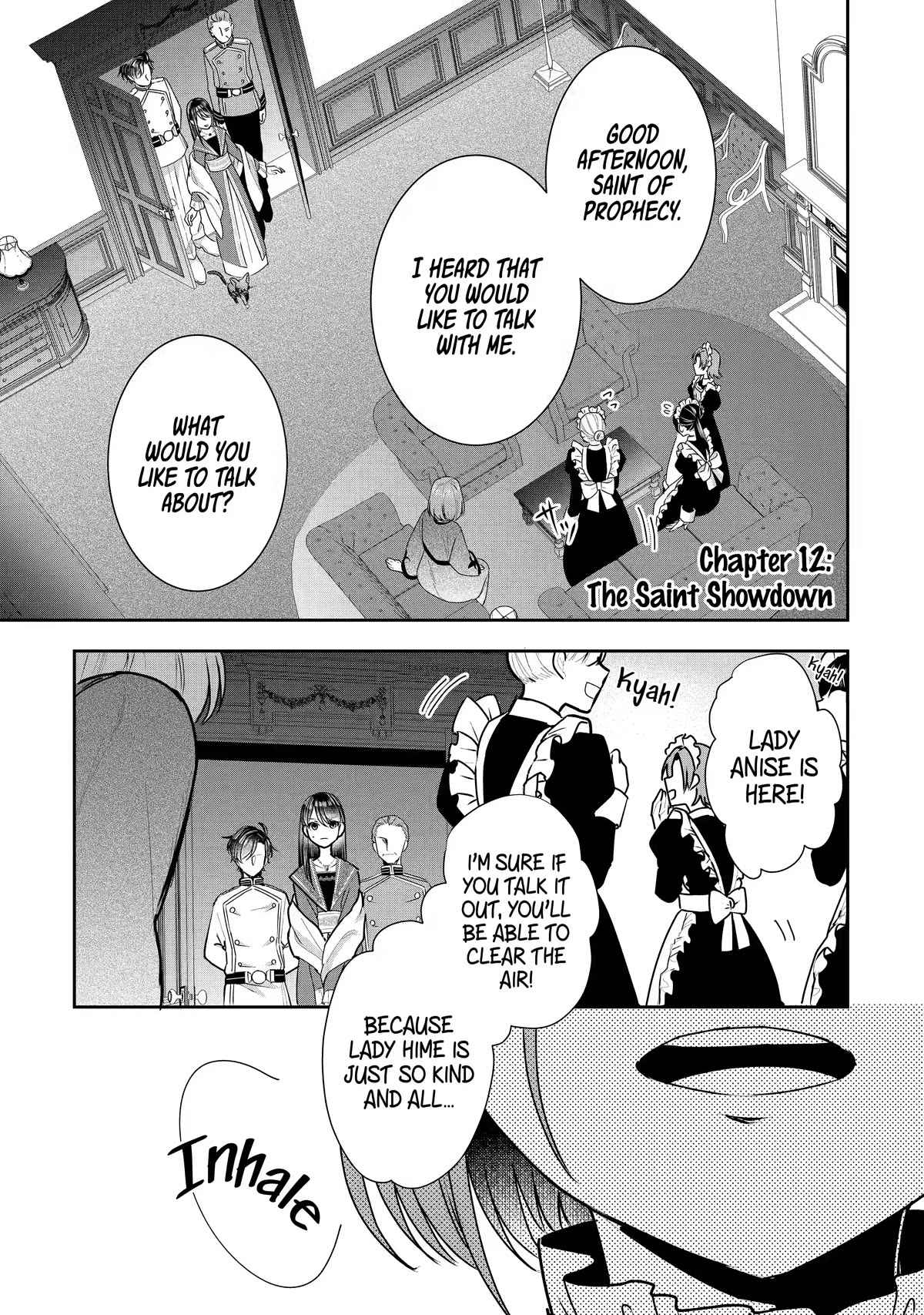 Seijo no Hazu ga, Douyara Nottoraremashita Chapter 12 page 1 - Chapter 12