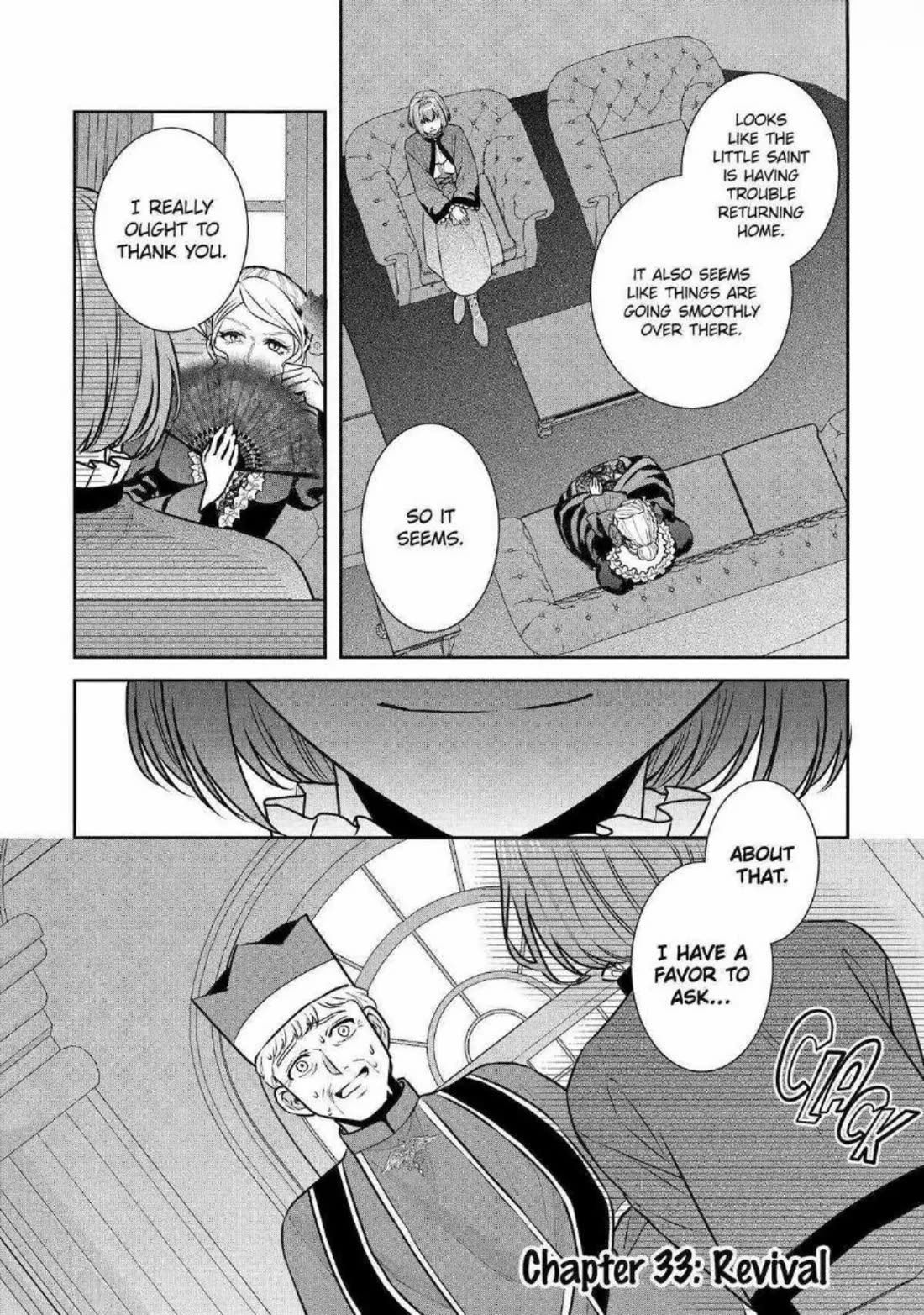 Seijo no Hazu ga, Douyara Nottoraremashita Chapter 33 page 1 - Chapter 33