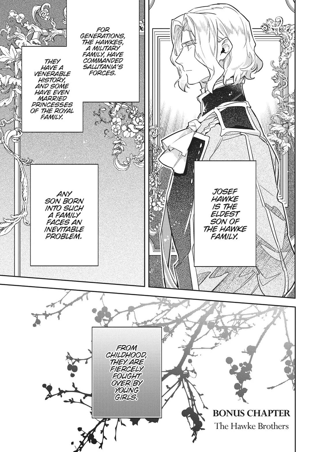 Seijo no Maryoku wa Bannou desu Chapter 38.5 page 1 - Chapter 38.5: The Hawke Brothers
