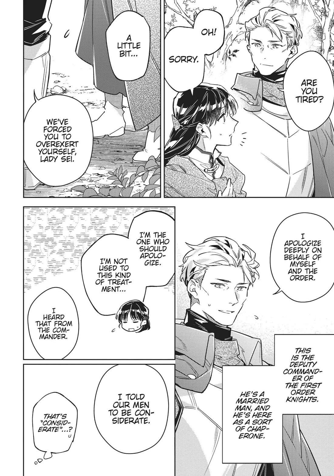 Seijo no Maryoku wa Bannou desu Chapter 38 page 10 - Chapter 38: The First Order Knights