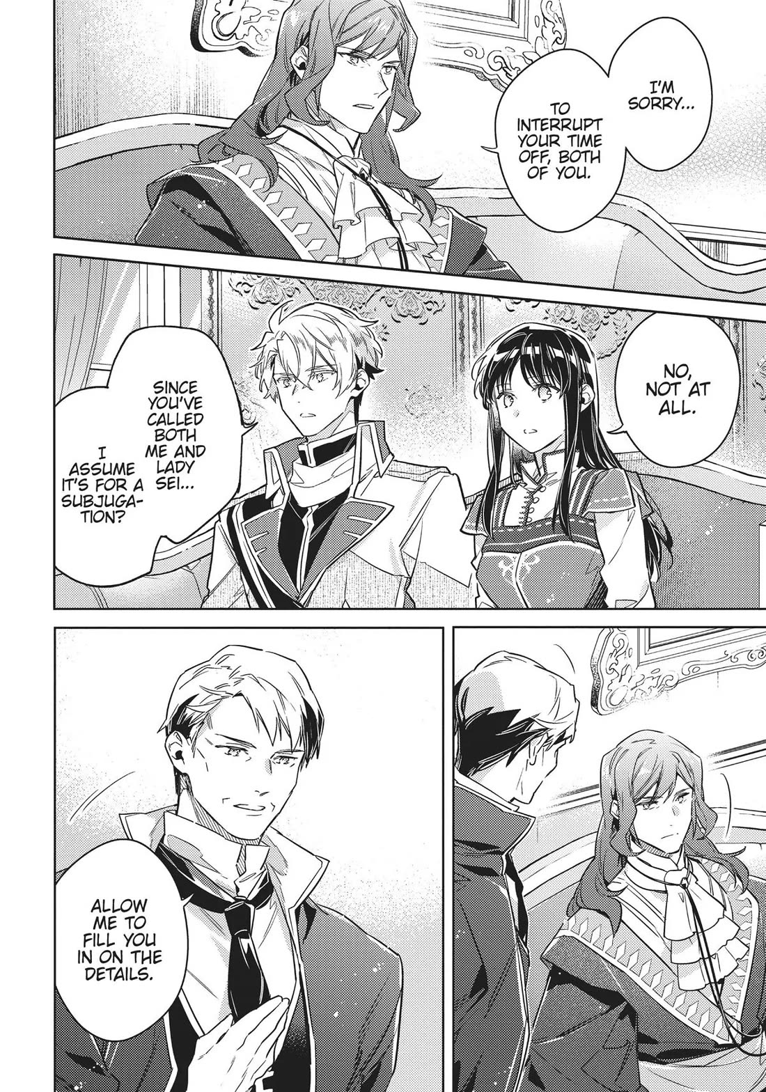 Seijo no Maryoku wa Bannou desu Chapter 38 page 22 - Chapter 38: The First Order Knights