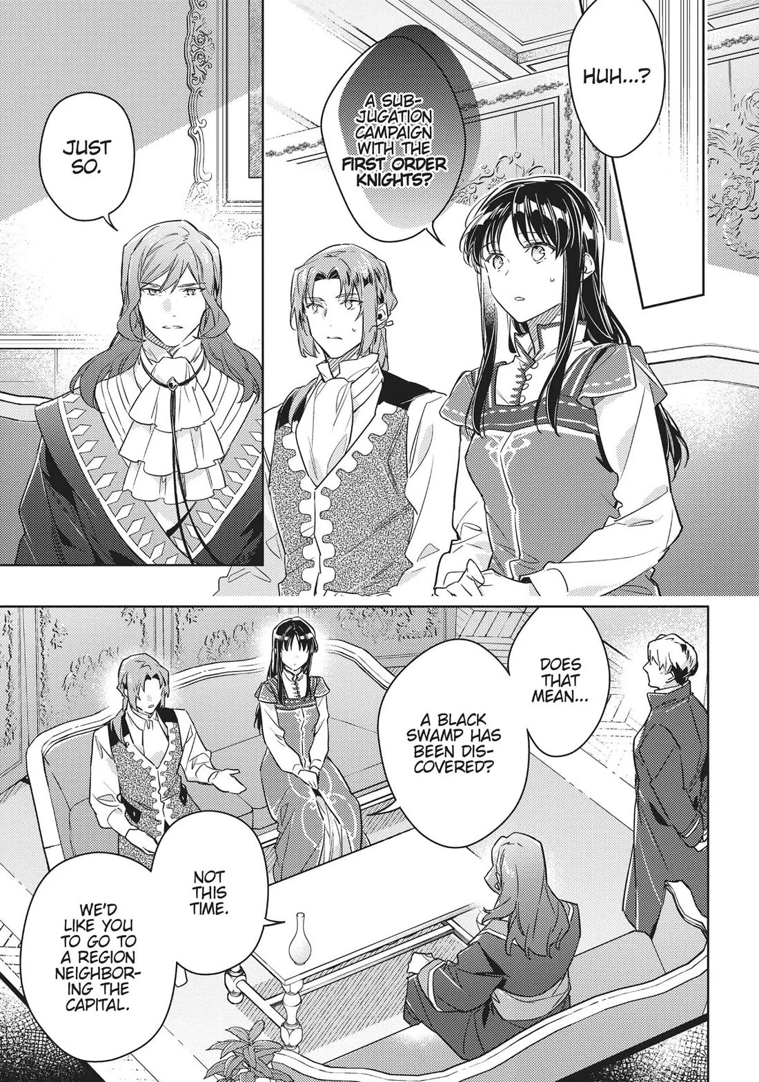 Seijo no Maryoku wa Bannou desu Chapter 38 page 3 - Chapter 38: The First Order Knights
