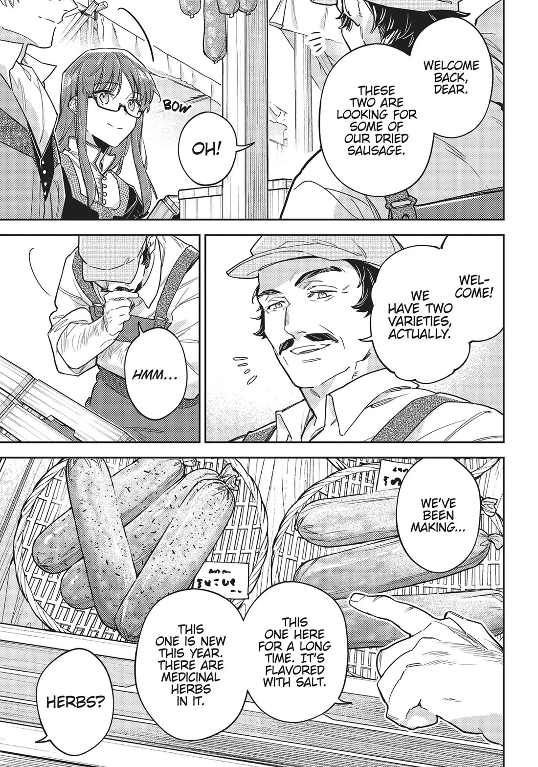 Seijo no Maryoku wa Bannou desu Chapter 43 page 13 - Chapter 43: Dried Sausage