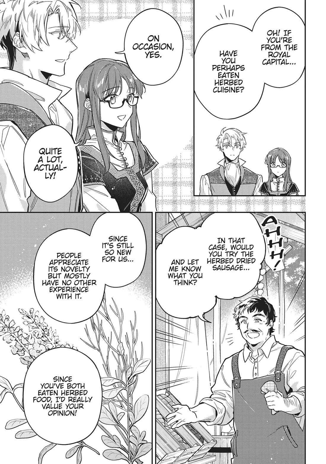 Seijo no Maryoku wa Bannou desu Chapter 43 page 15 - Chapter 43: Dried Sausage