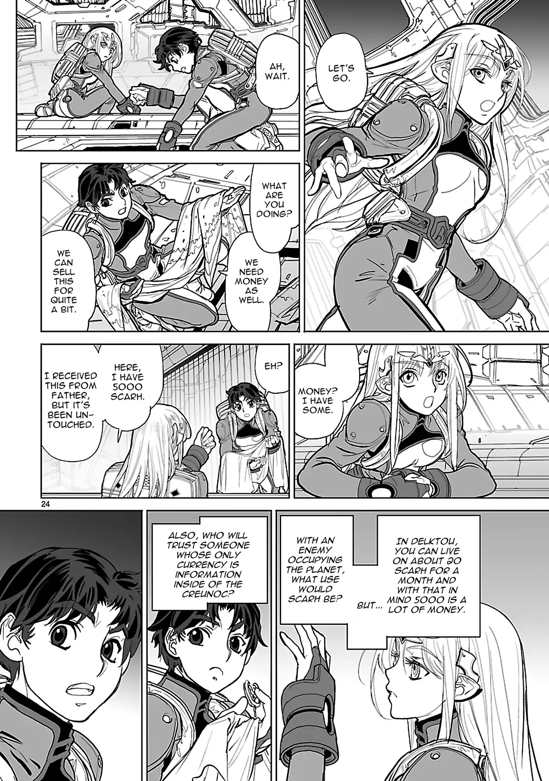 Seikai no Monshou (YONEMURA Kouichirou) Chapter 17 page 24 - Chapter 17