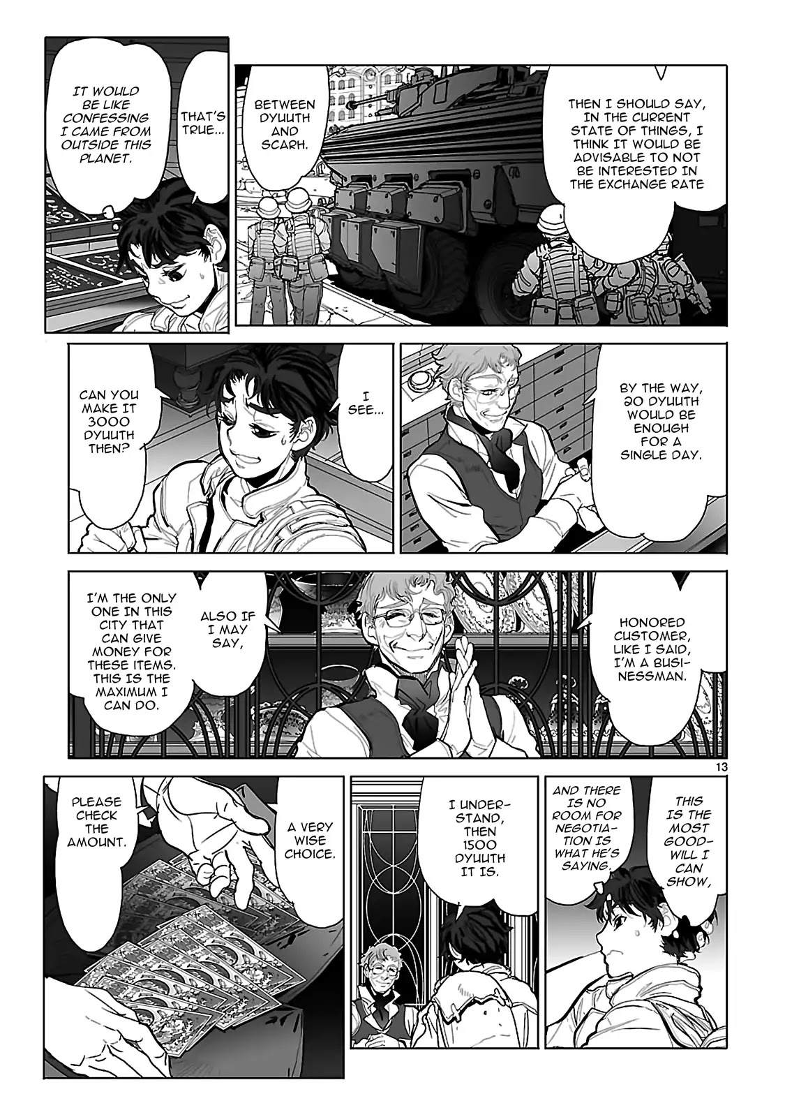 Seikai no Monshou (YONEMURA Kouichirou) Chapter 19 page 13 - Chapter 19