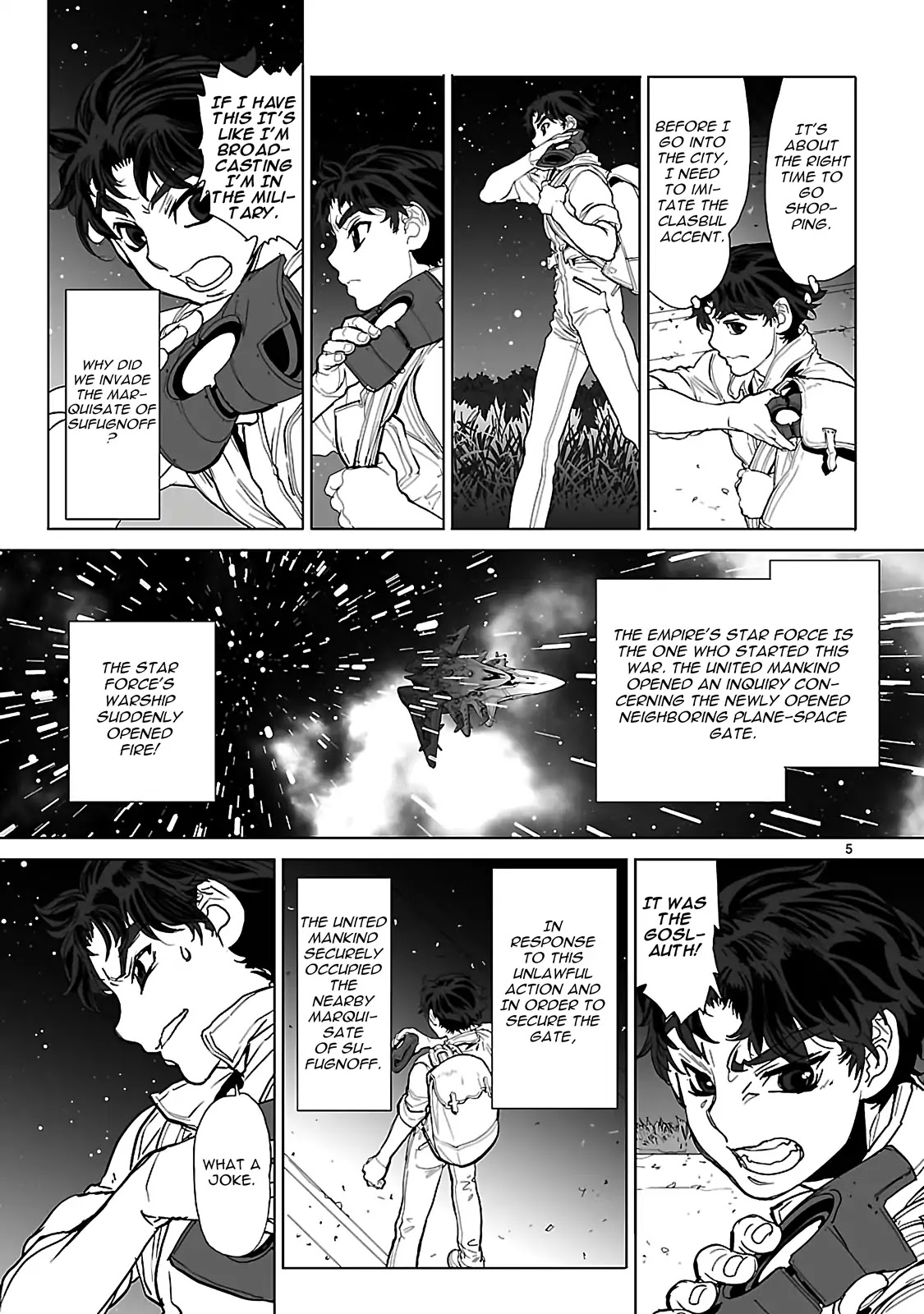 Seikai no Monshou (YONEMURA Kouichirou) Chapter 19 page 5 - Chapter 19