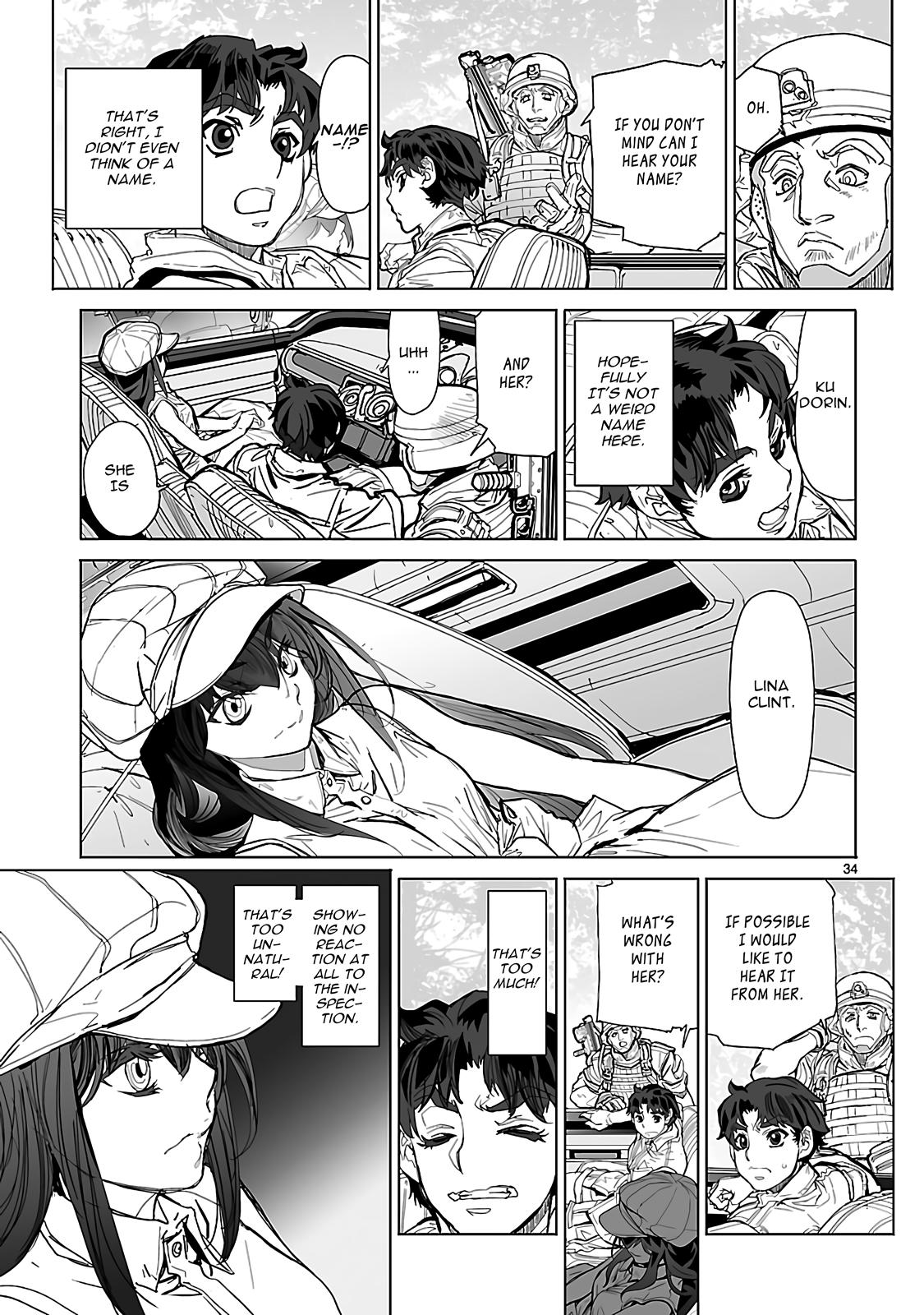 Seikai no Monshou (YONEMURA Kouichirou) Chapter 22 page 34 - Chapter 22