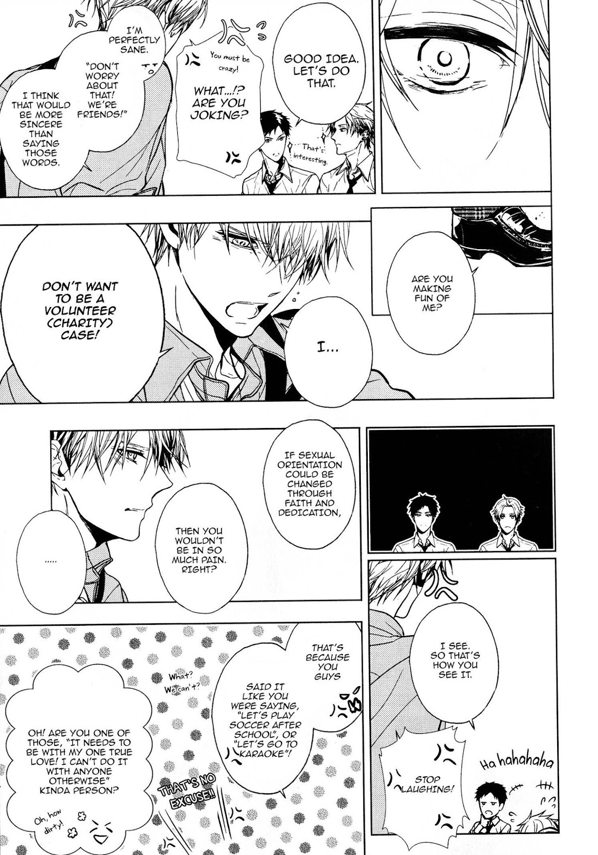 Seikaku Warui Uke Ga Guzuguzuni Nakasareru Hon Chapter 9 page 21 - Chapter 9: Bokura no Nichijou no Mouhitotsu no Saundotorakku (by Kanai Kei)