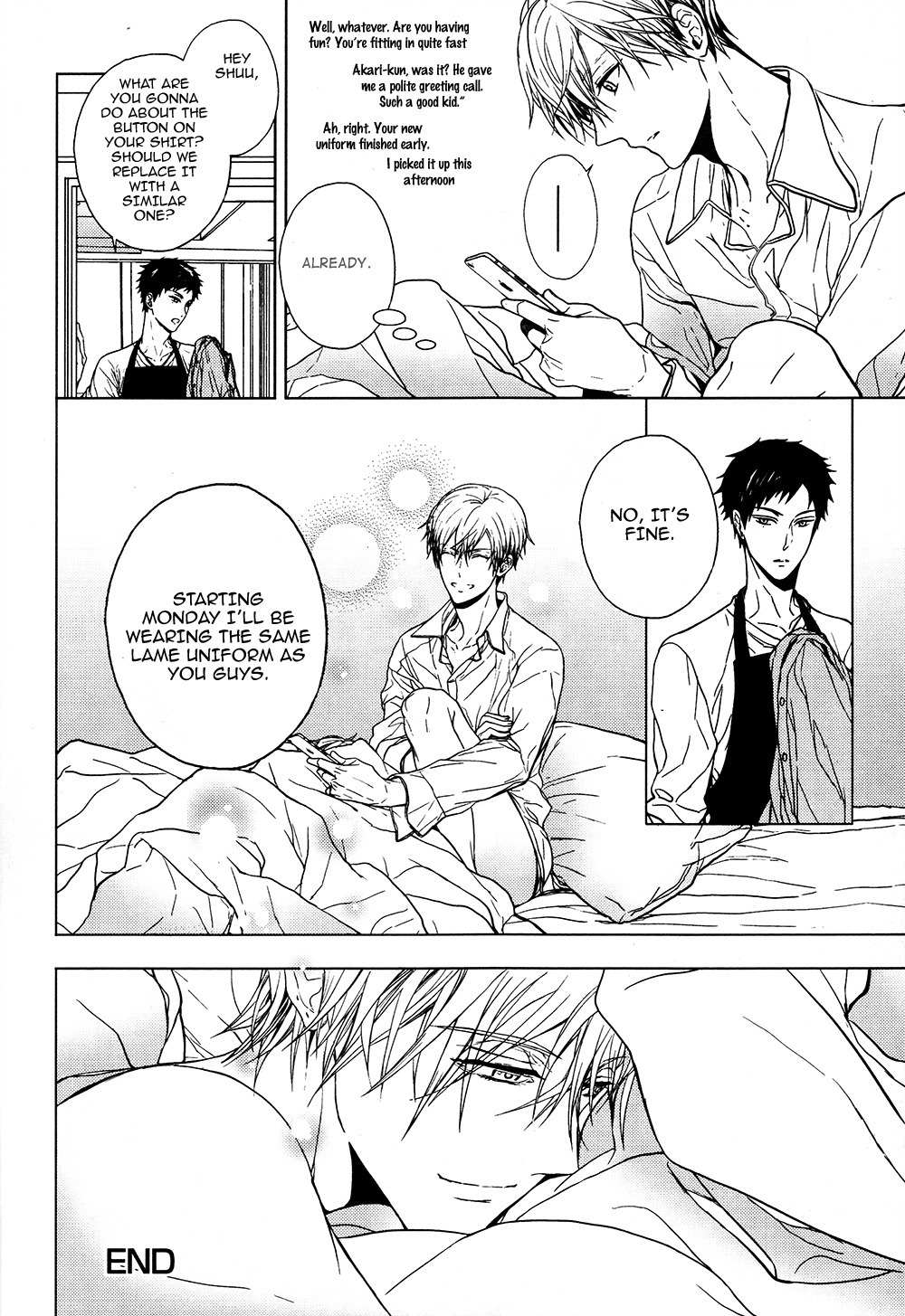 Seikaku Warui Uke Ga Guzuguzuni Nakasareru Hon Chapter 9 page 34 - Chapter 9: Bokura no Nichijou no Mouhitotsu no Saundotorakku (by Kanai Kei)