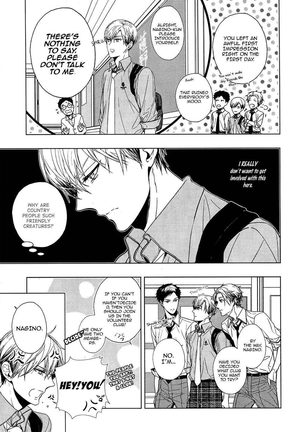 Seikaku Warui Uke Ga Guzuguzuni Nakasareru Hon Chapter 9 page 5 - Chapter 9: Bokura no Nichijou no Mouhitotsu no Saundotorakku (by Kanai Kei)