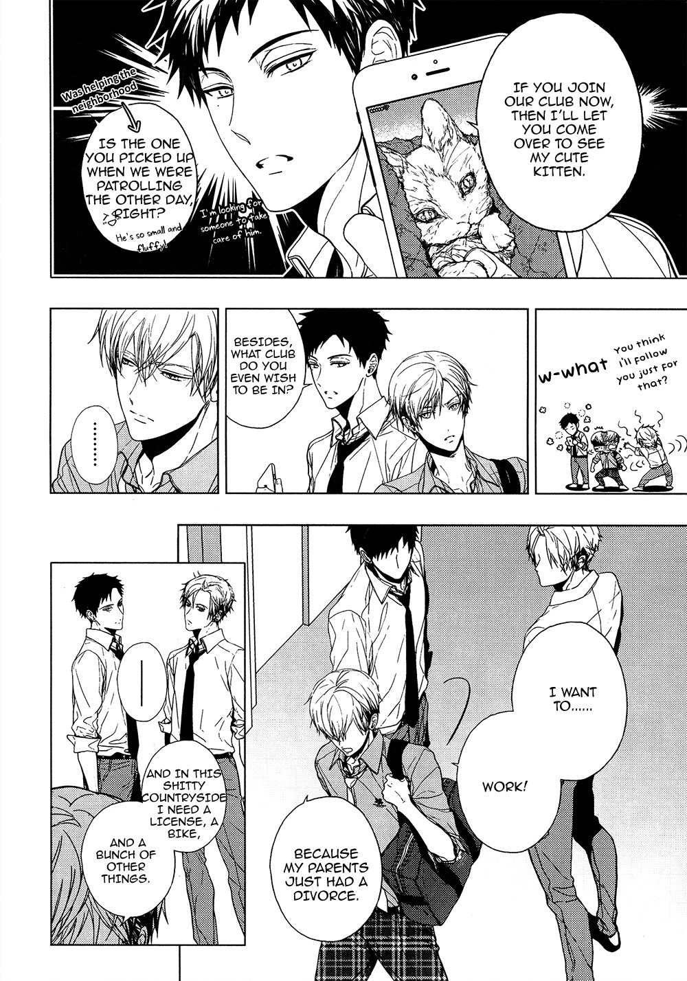 Seikaku Warui Uke Ga Guzuguzuni Nakasareru Hon Chapter 9 page 6 - Chapter 9: Bokura no Nichijou no Mouhitotsu no Saundotorakku (by Kanai Kei)