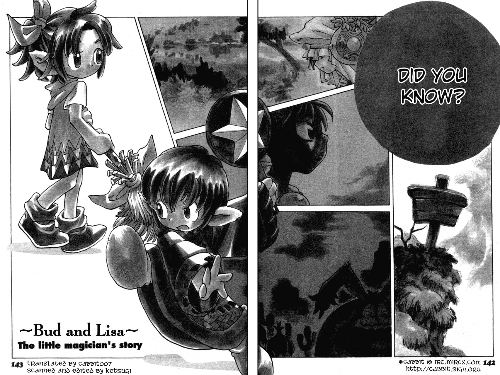 Seiken Densetsu: Legend of Mana Chapter 12.5 page 2 - Chapter 12.5: Bud and Lisa ~The Magician's Story~