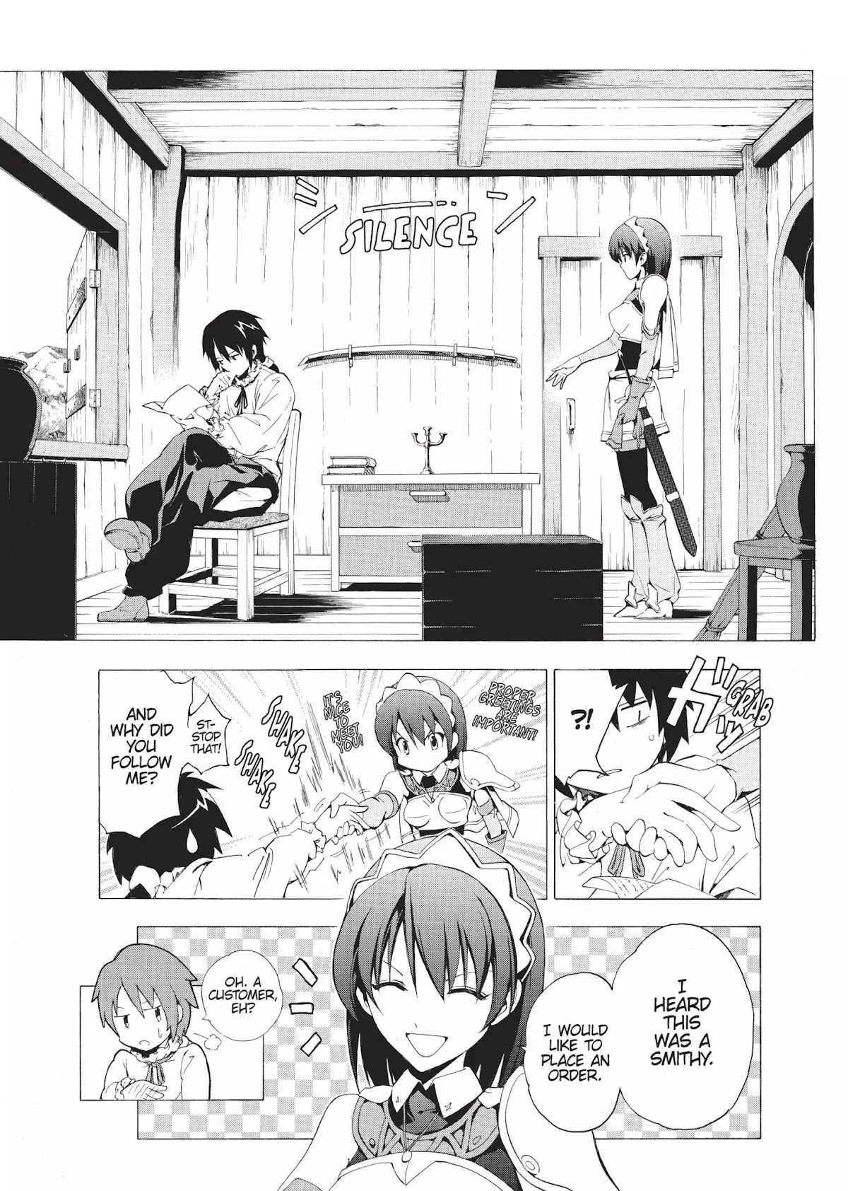 Seiken no Katanakaji Chapter 1 page 3 - Chapter 1: Knight (Part 1)