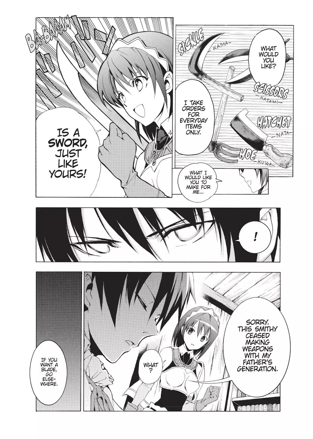 Seiken no Katanakaji Chapter 1 page 4 - Chapter 1: Knight (Part 1)
