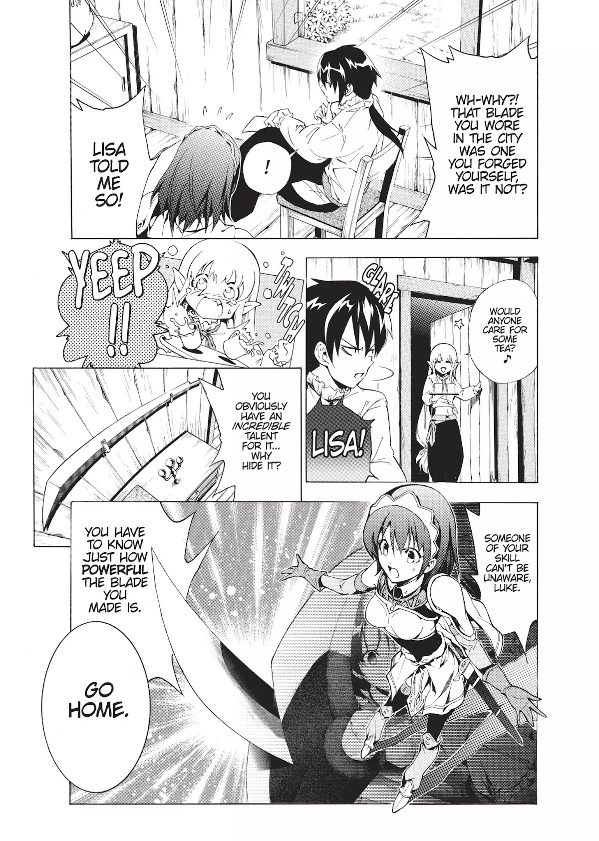 Seiken no Katanakaji Chapter 1 page 5 - Chapter 1: Knight (Part 1)