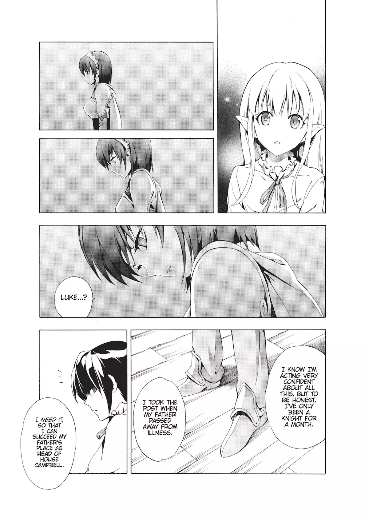 Seiken no Katanakaji Chapter 1 page 7 - Chapter 1: Knight (Part 1)