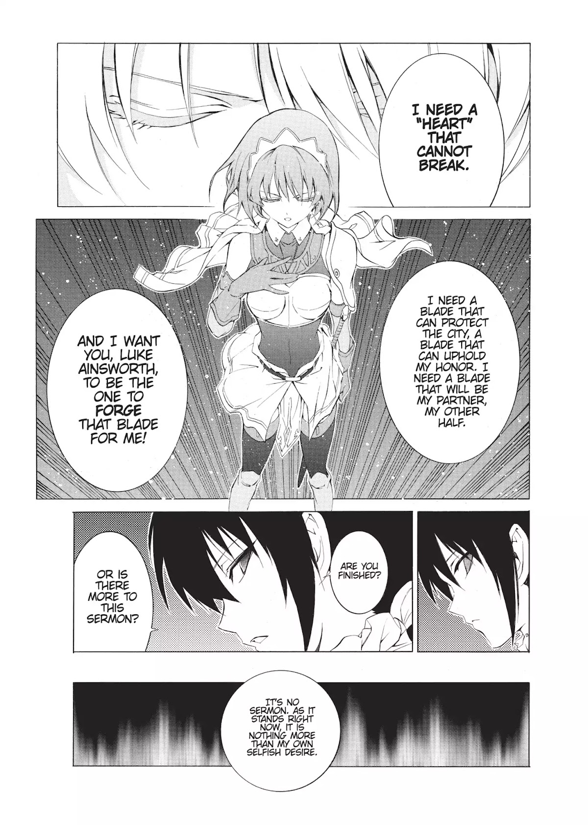 Seiken no Katanakaji Chapter 1 page 9 - Chapter 1: Knight (Part 1)
