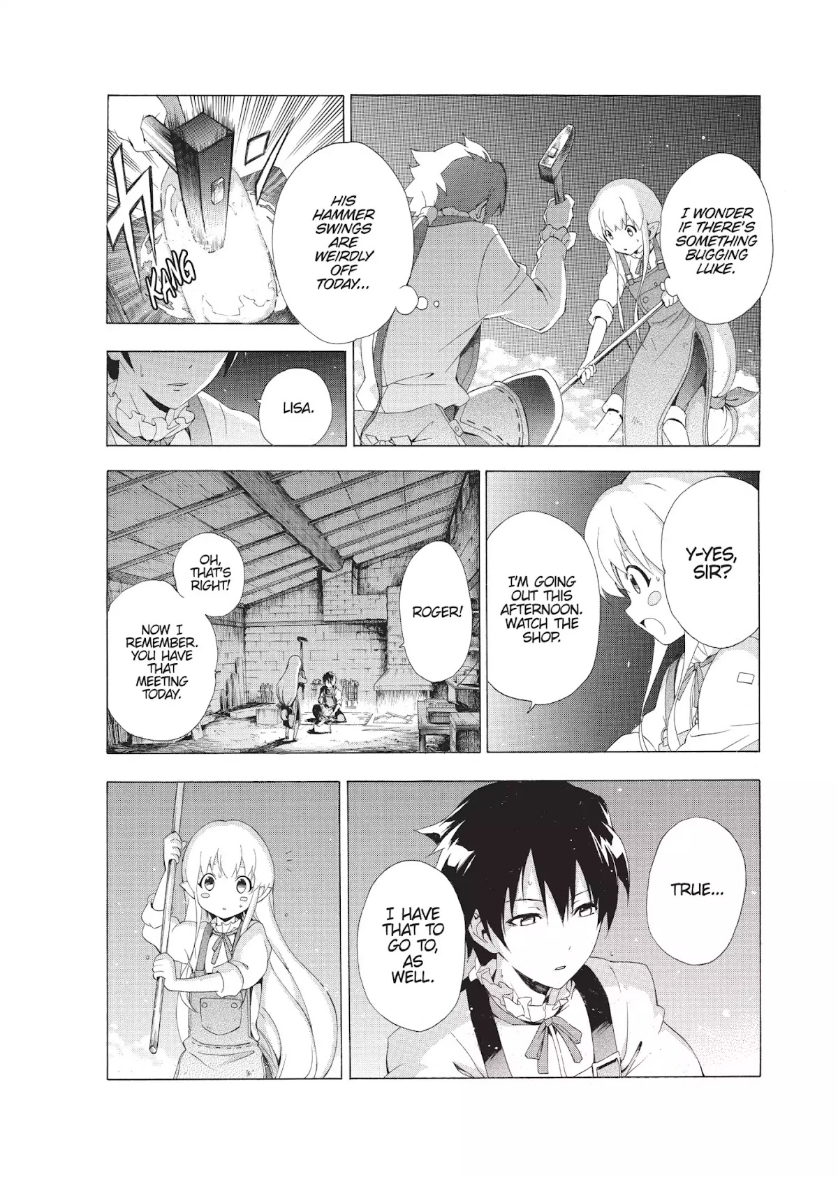 Seiken no Katanakaji Chapter 13 page 11 - Chapter 13: Blacksmith (Part 1)