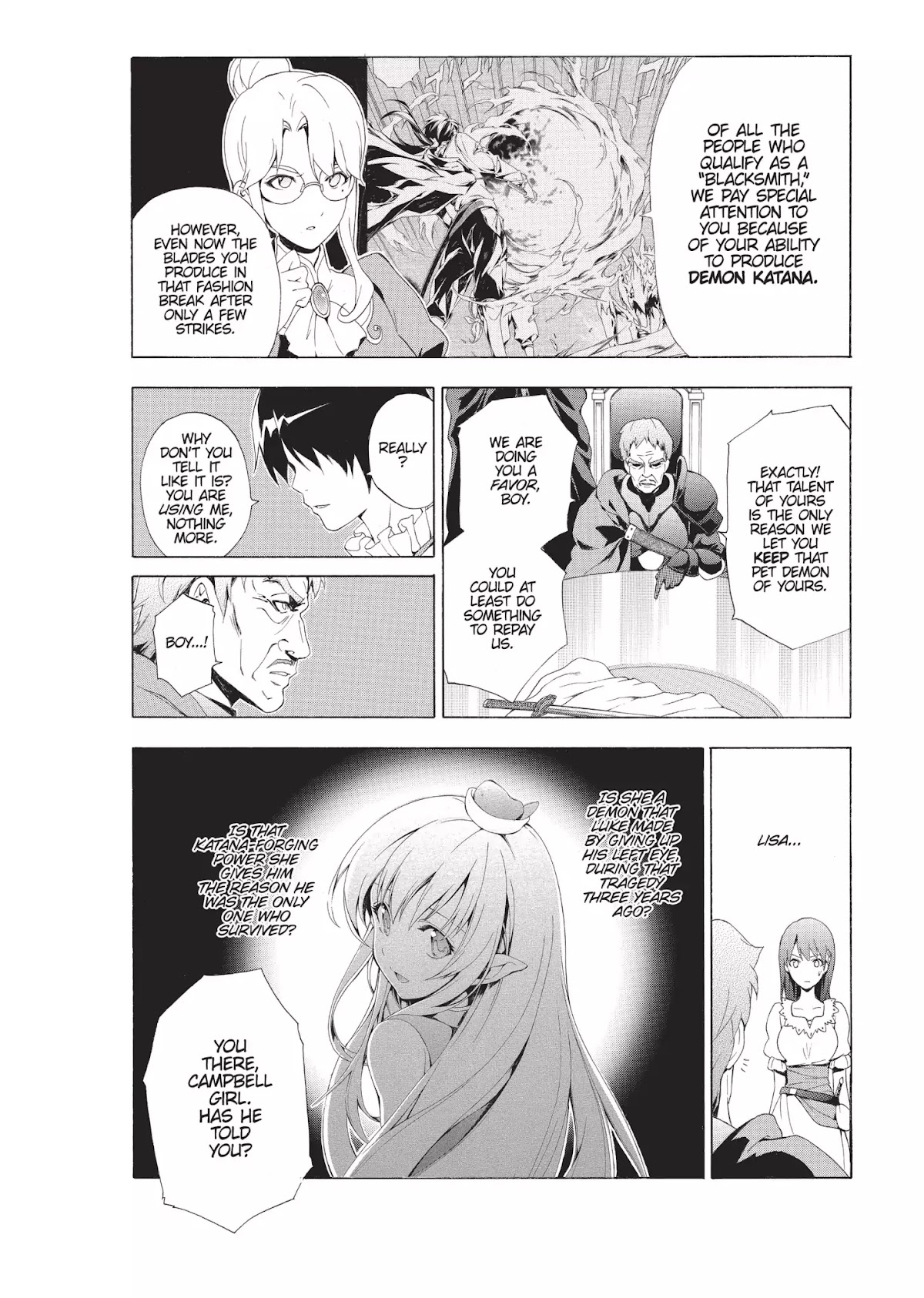 Seiken no Katanakaji Chapter 15 page 8 - Chapter 15: Blacksmith (Part 3)