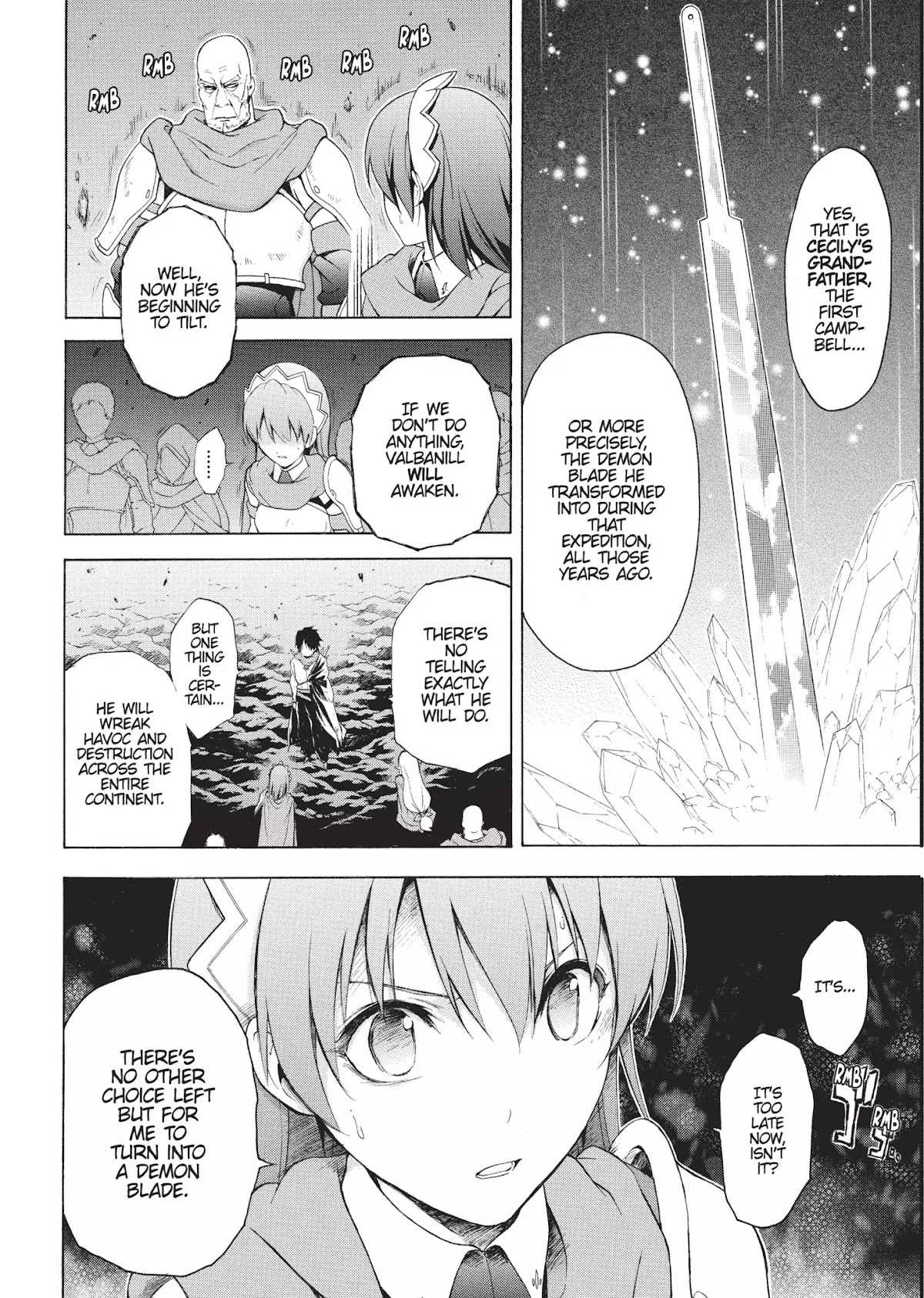 Seiken no Katanakaji Chapter 39 page 11 - Chapter 39: Trial 2 (Part 3)