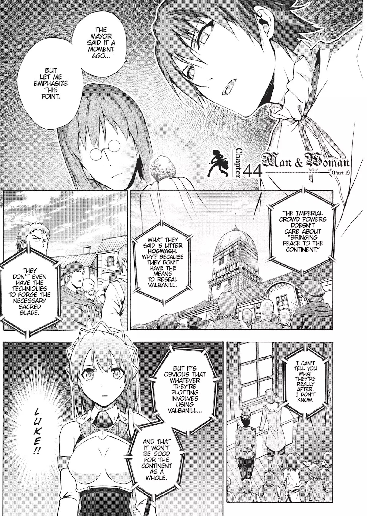 Seiken no Katanakaji Chapter 44 page 1 - Chapter 44: Man & Woman (Part 2)
