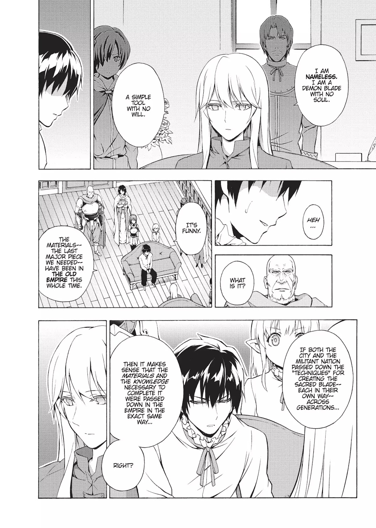 Seiken no Katanakaji Chapter 47 page 4 - Chapter 47: Sacred Sword (Part 1)