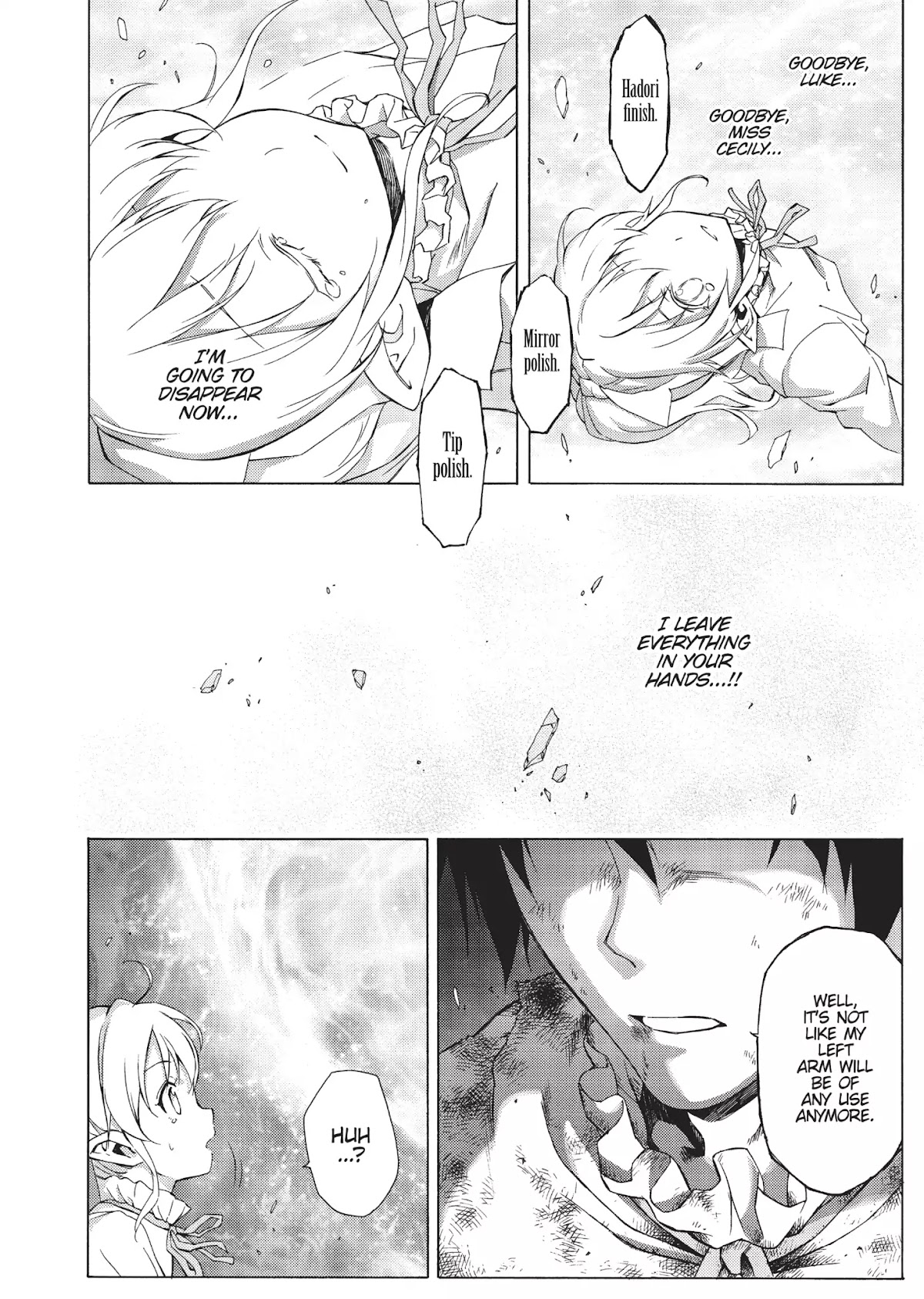 Seiken no Katanakaji Chapter 61 page 11 - Vol.10 Final Chapter: The Sacred Knight [END]