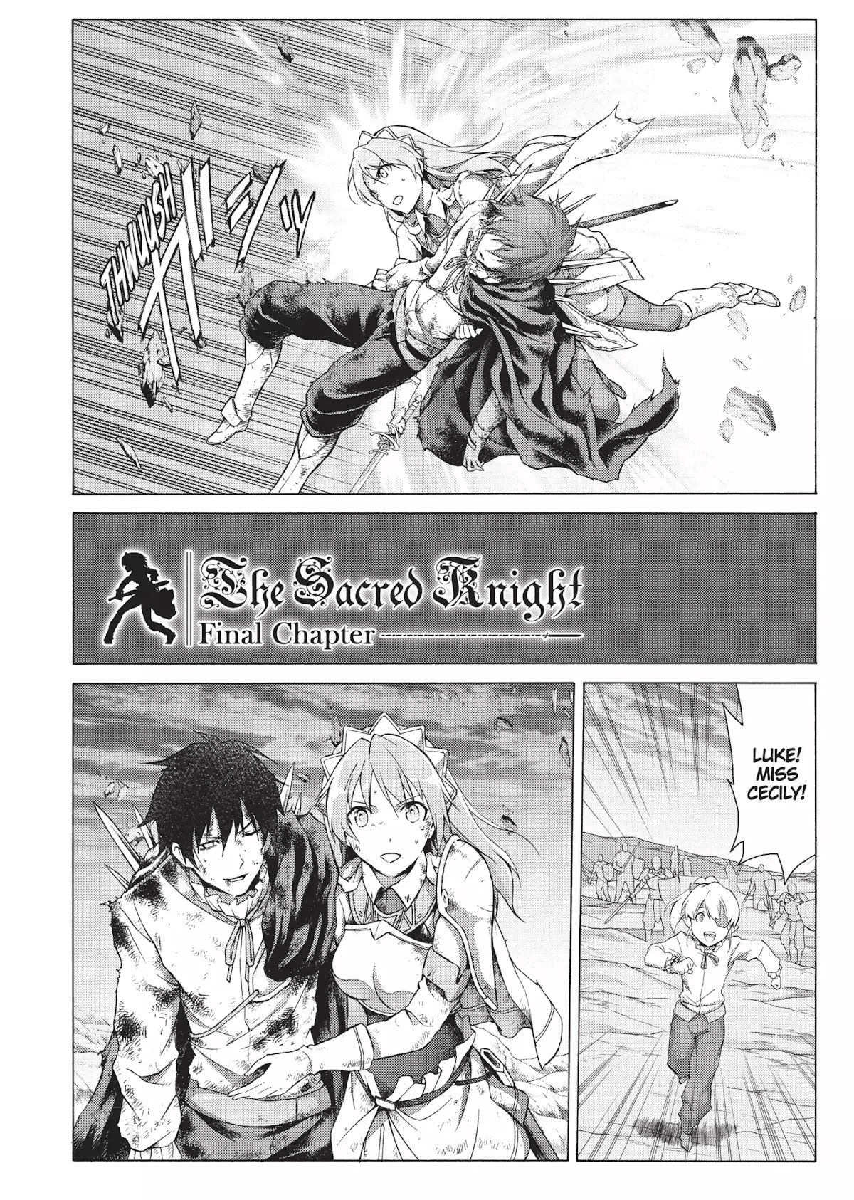 Seiken no Katanakaji Chapter 61 page 2 - Vol.10 Final Chapter: The Sacred Knight [END]