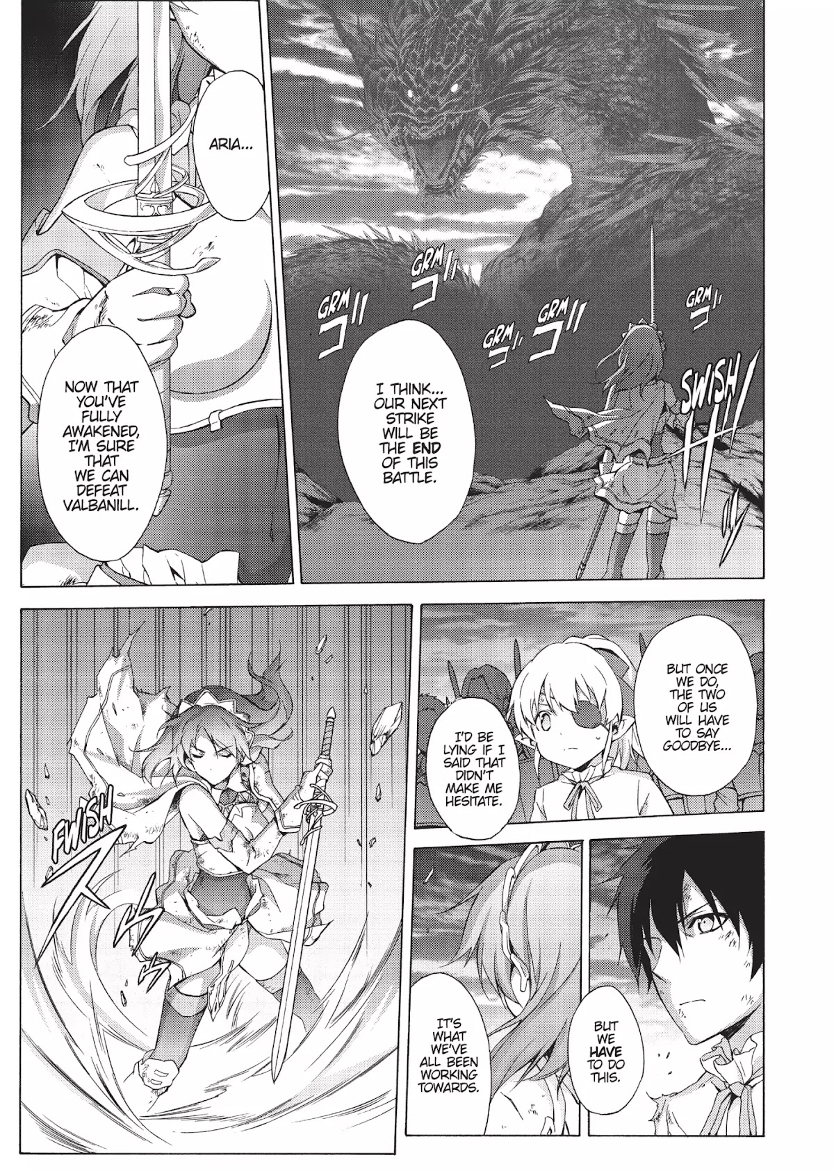 Seiken no Katanakaji Chapter 61 page 3 - Vol.10 Final Chapter: The Sacred Knight [END]