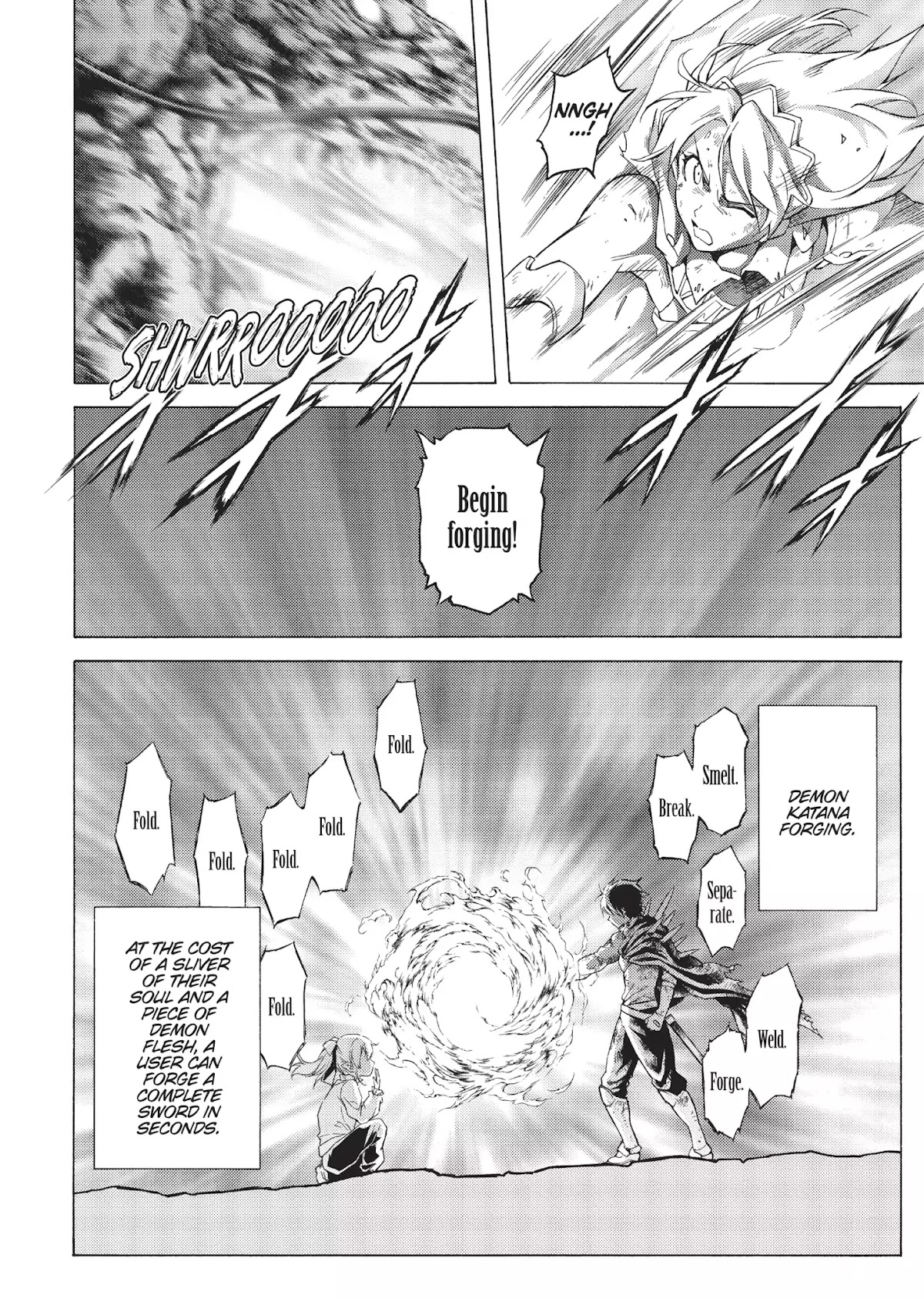 Seiken no Katanakaji Chapter 61 page 9 - Vol.10 Final Chapter: The Sacred Knight [END]